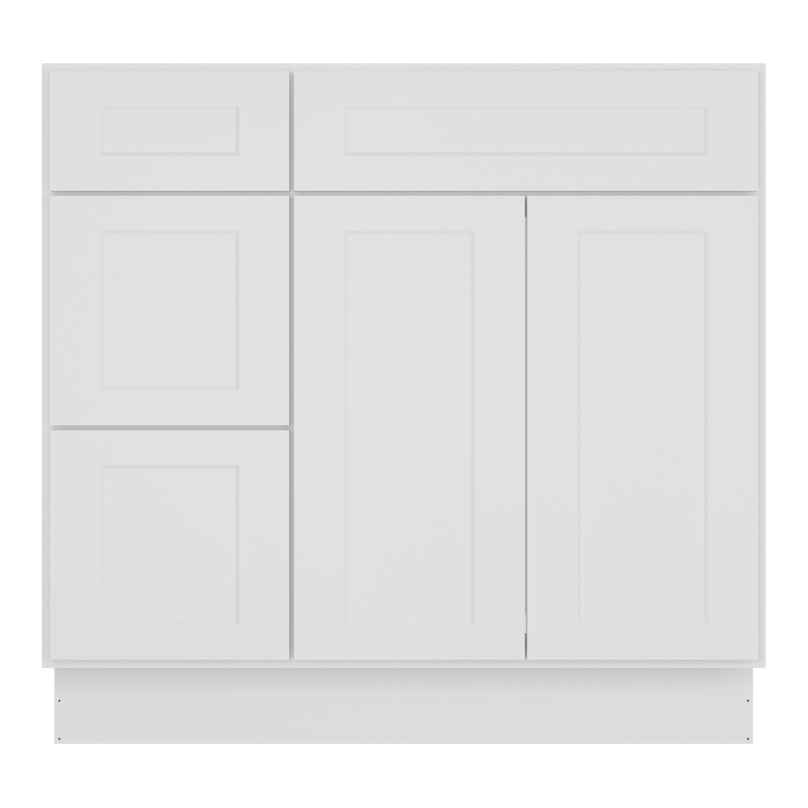 21"Dx36"Wx34-1/2"H Birch Solid Wood Bath Vanity Cabinet without Top V3621DL