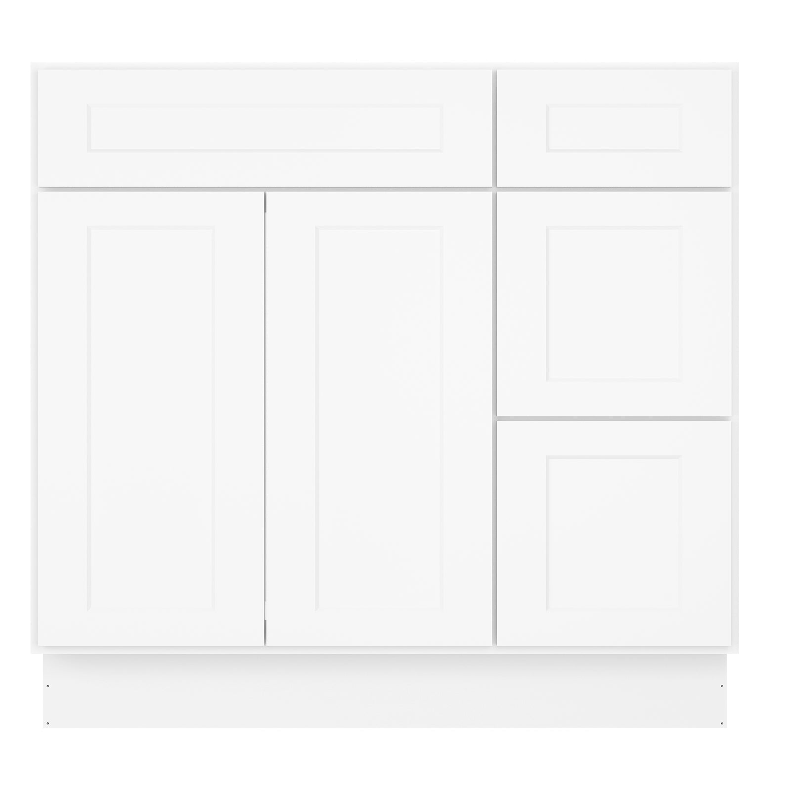 21"Dx36"Wx34-1/2"H Birch Solid Wood Bath Vanity Cabinet without Top V3621DR