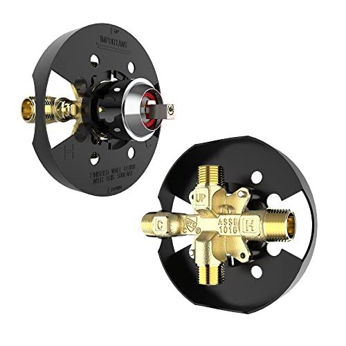 Shower Tub Kit, Tub and Shower Faucet Set with Single-Spray Shower Head and Tub Spout, Single-Handle Tub and Shower Trim Kit, Chrome (Valve Included) Buylikepro