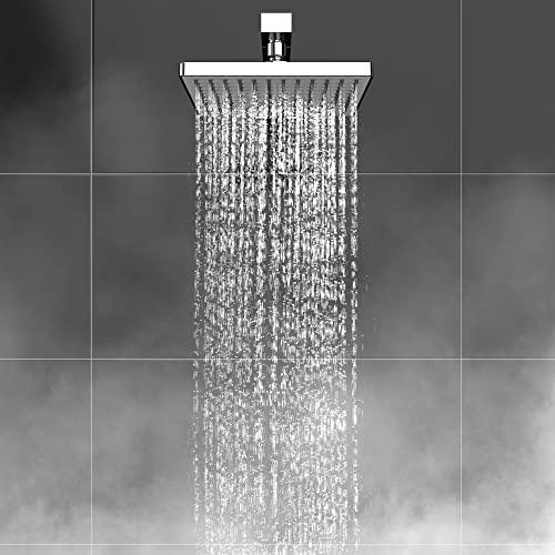 Shower Tub Kit, Tub and Shower Faucet Set with Single-Spray Shower Head and Tub Spout, Single-Handle Tub and Shower Trim Kit, Chrome (Valve Included) Buylikepro