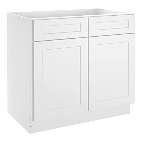 Storage Cabinets- Kitchen Base Cabinet with Drawers and 2 Soft Closing Doors, Wooden Base Cabinets for Furniture in Kitchens, Living Rooms, Bathrooms, Study Rooms and other Places 36"W X 24"D X 34"H Buylikepro