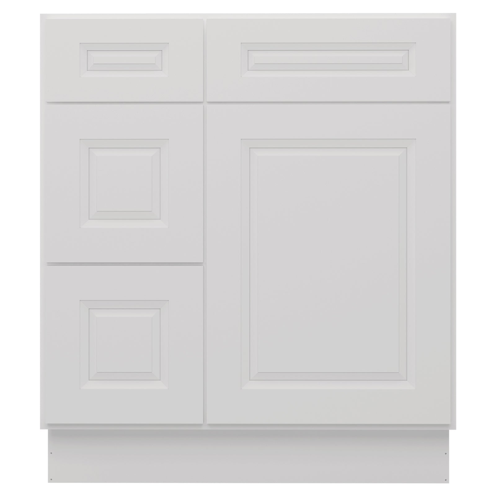 21"Dx30"Wx34-1/2"H Birch Solid Wood Bath Vanity Cabinet without Top V3021DL