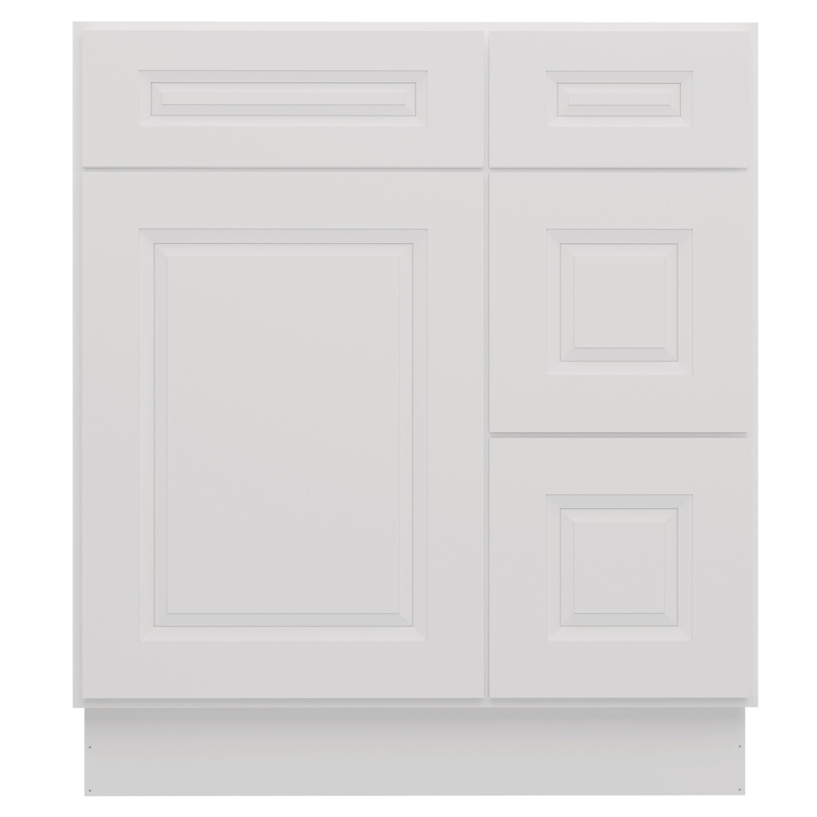 21"Dx30"Wx34-1/2"H Birch Solid Wood Bath Vanity Cabinet without Top V3021DR