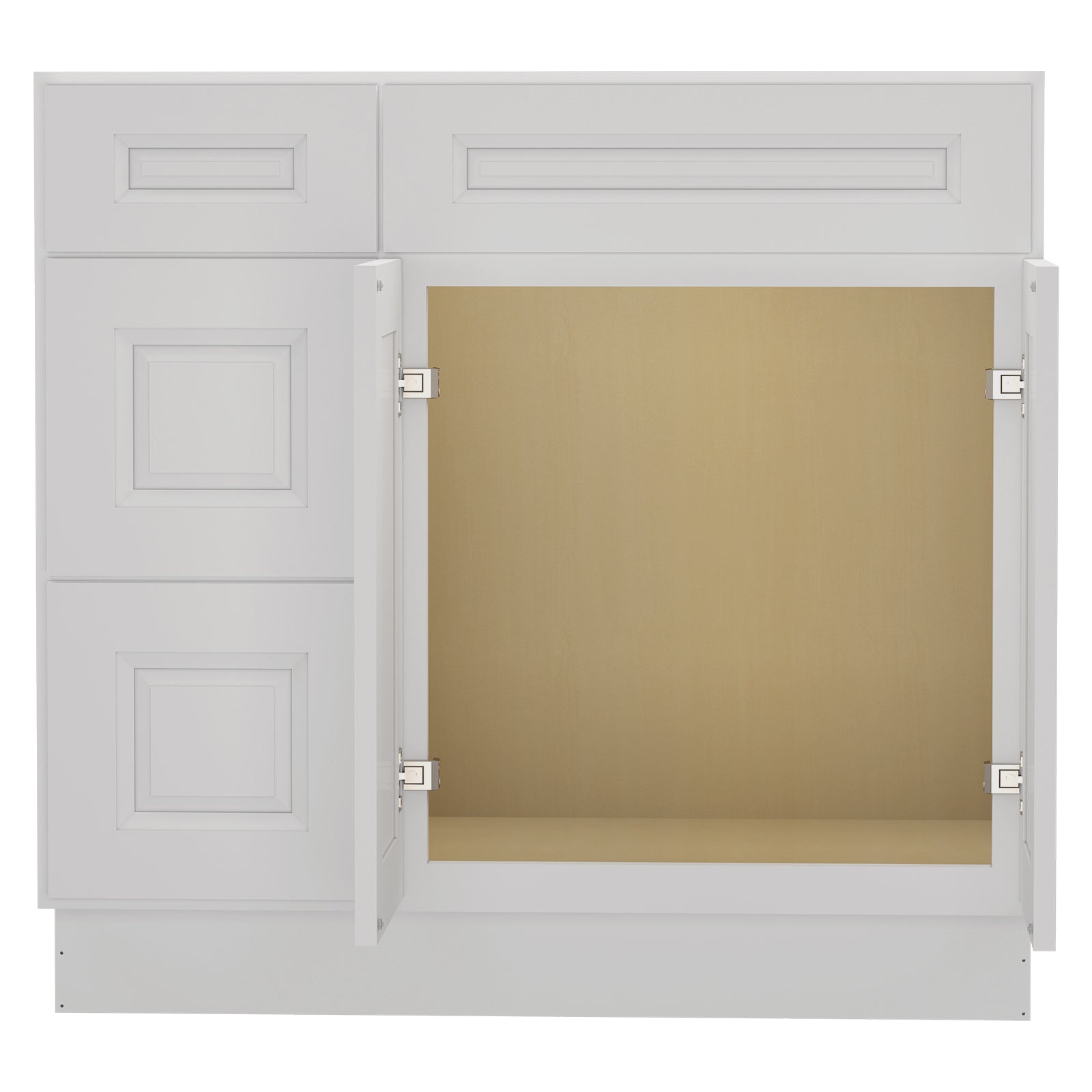 21"Dx36"Wx34-1/2"H Birch Solid Wood Bath Vanity Cabinet without Top V3621DL