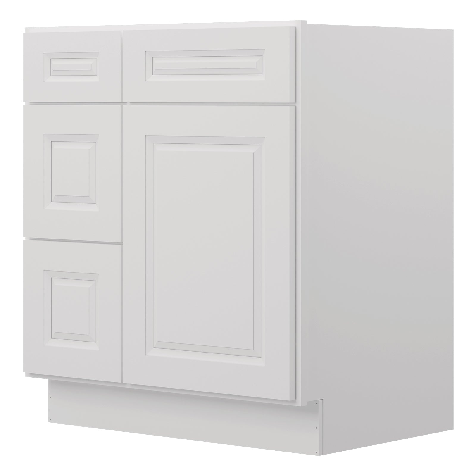 21"Dx30"Wx34-1/2"H Birch Solid Wood Bath Vanity Cabinet without Top V3021DL