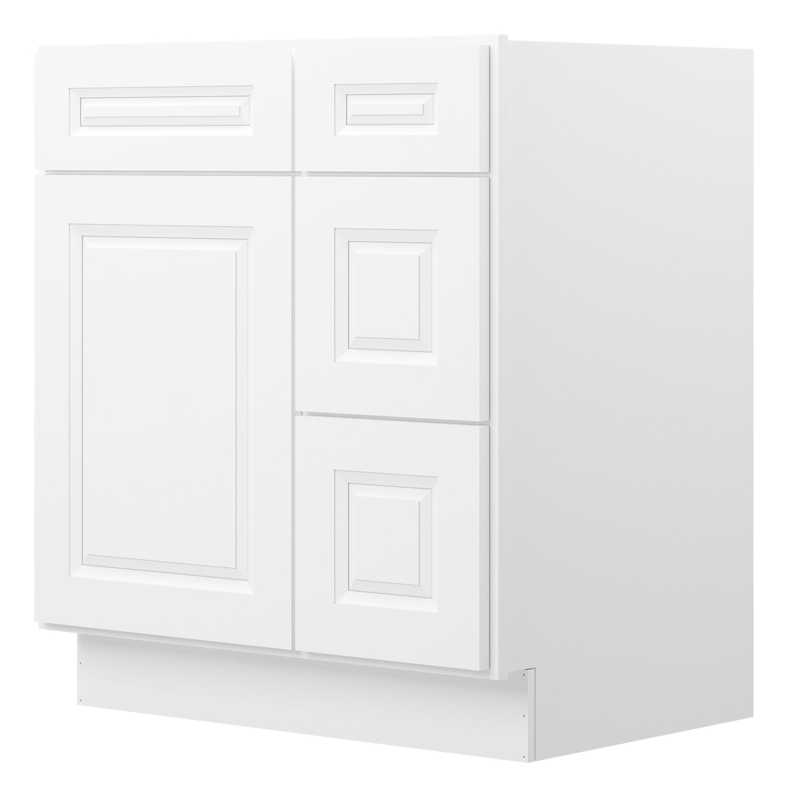 21"Dx30"Wx34-1/2"H Birch Solid Wood Bath Vanity Cabinet without Top V3021DR