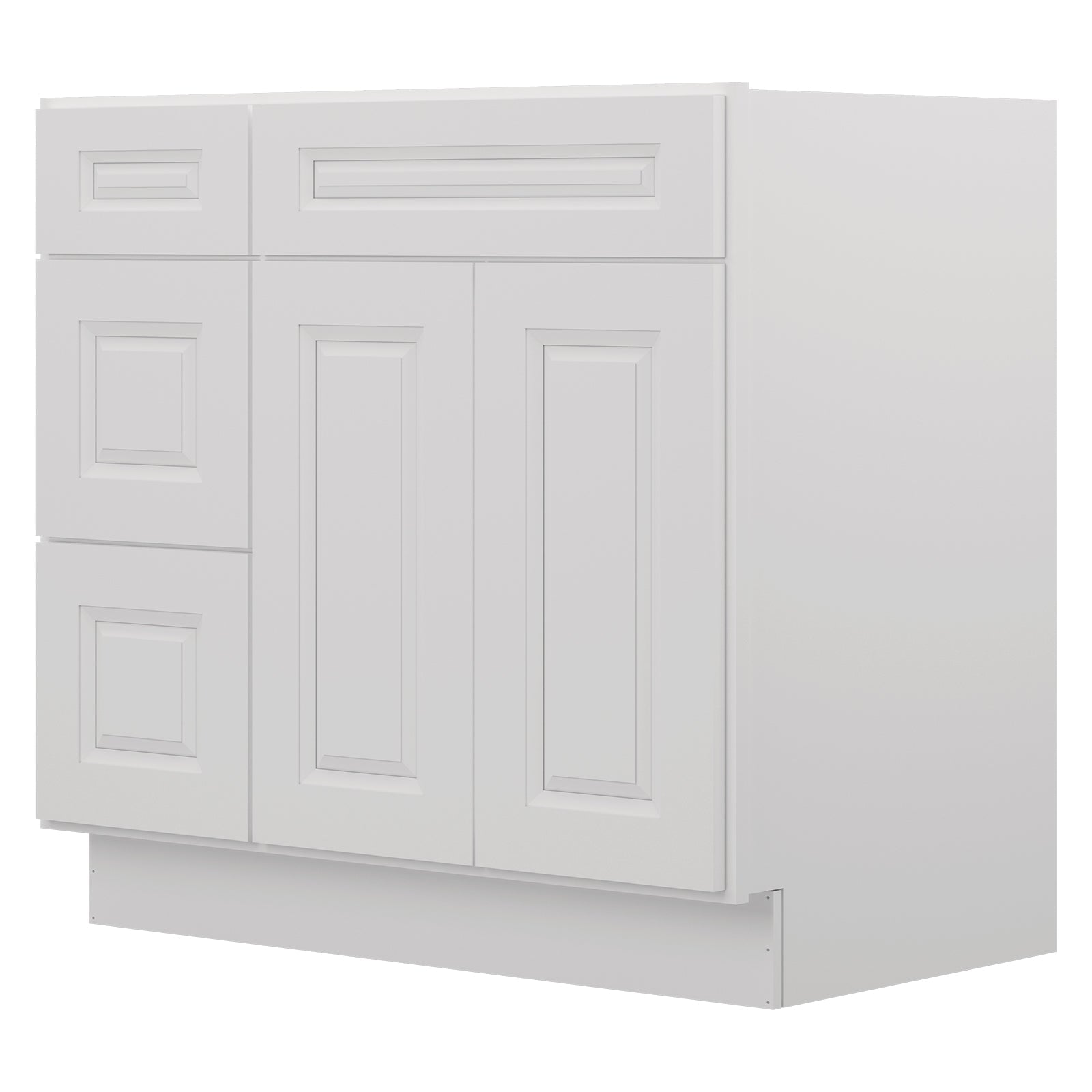 21"Dx36"Wx34-1/2"H Birch Solid Wood Bath Vanity Cabinet without Top V3621DL