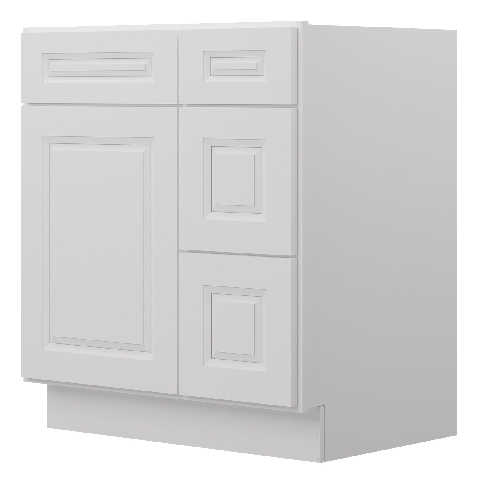 21"Dx30"Wx34-1/2"H Birch Solid Wood Bath Vanity Cabinet without Top V3021DR