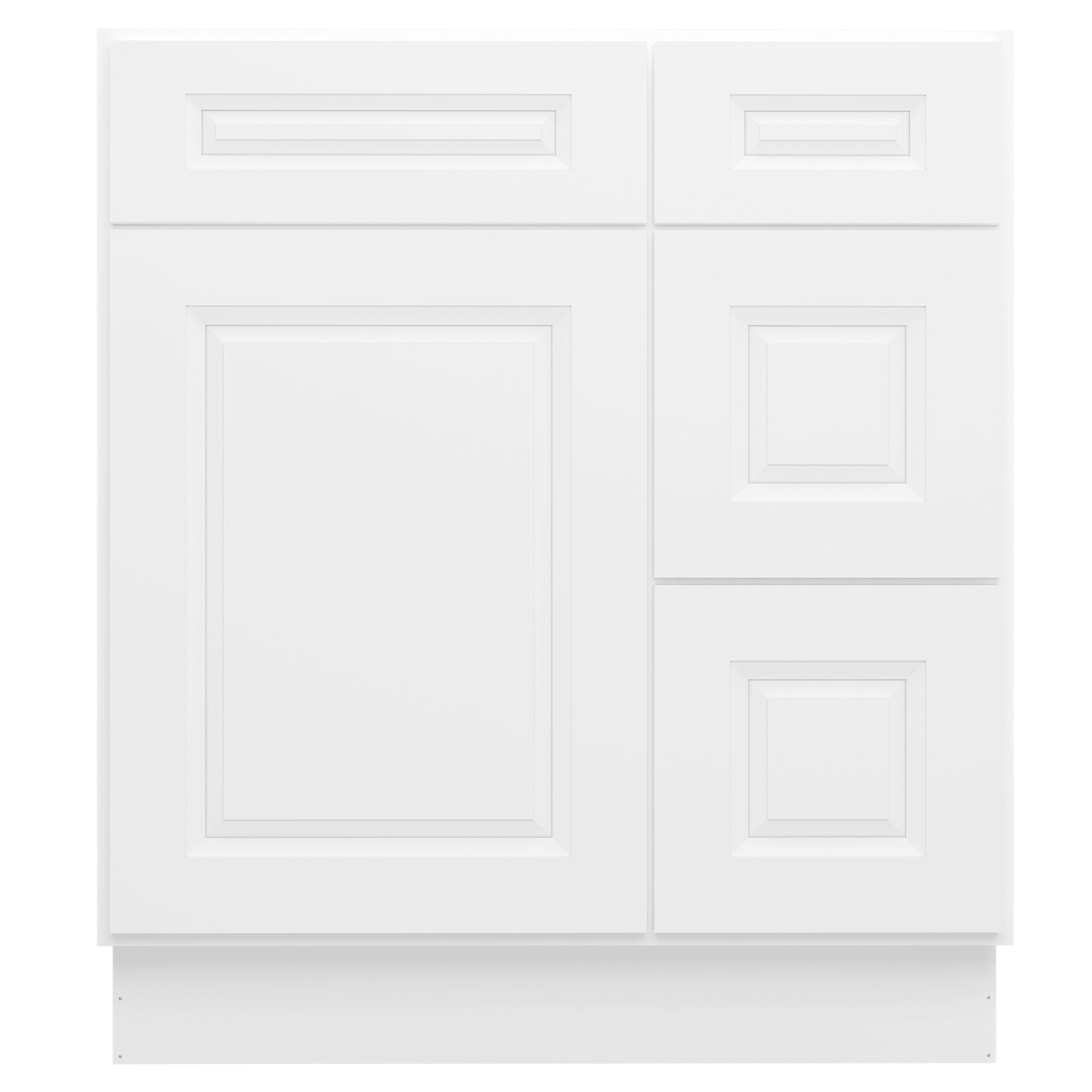 21"Dx30"Wx34-1/2"H Birch Solid Wood Bath Vanity Cabinet without Top V3021DR