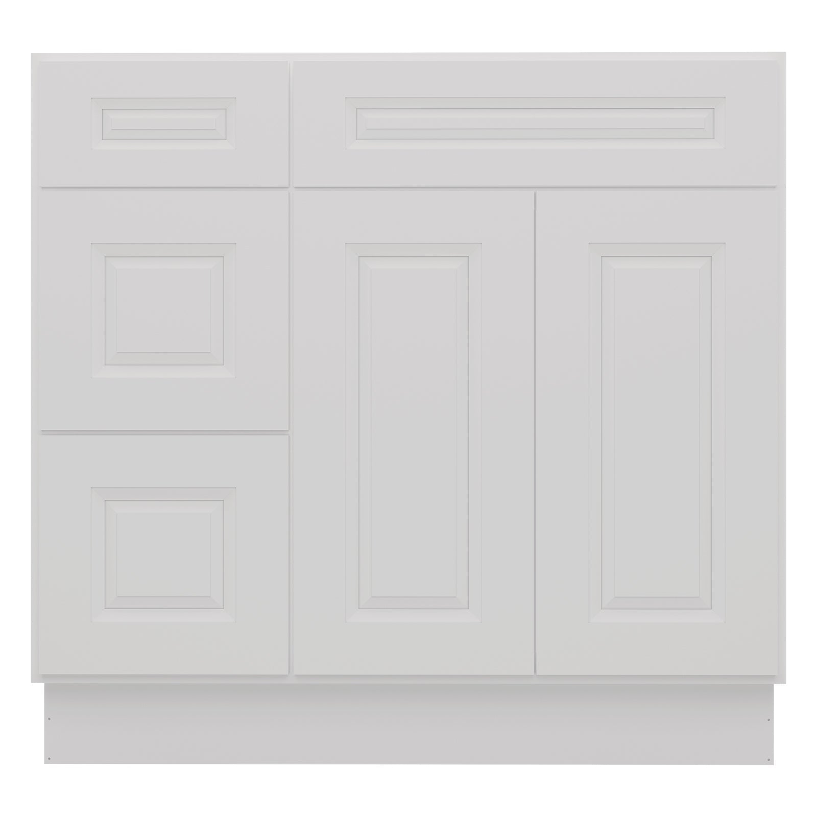 21"Dx36"Wx34-1/2"H Birch Solid Wood Bath Vanity Cabinet without Top V3621DL