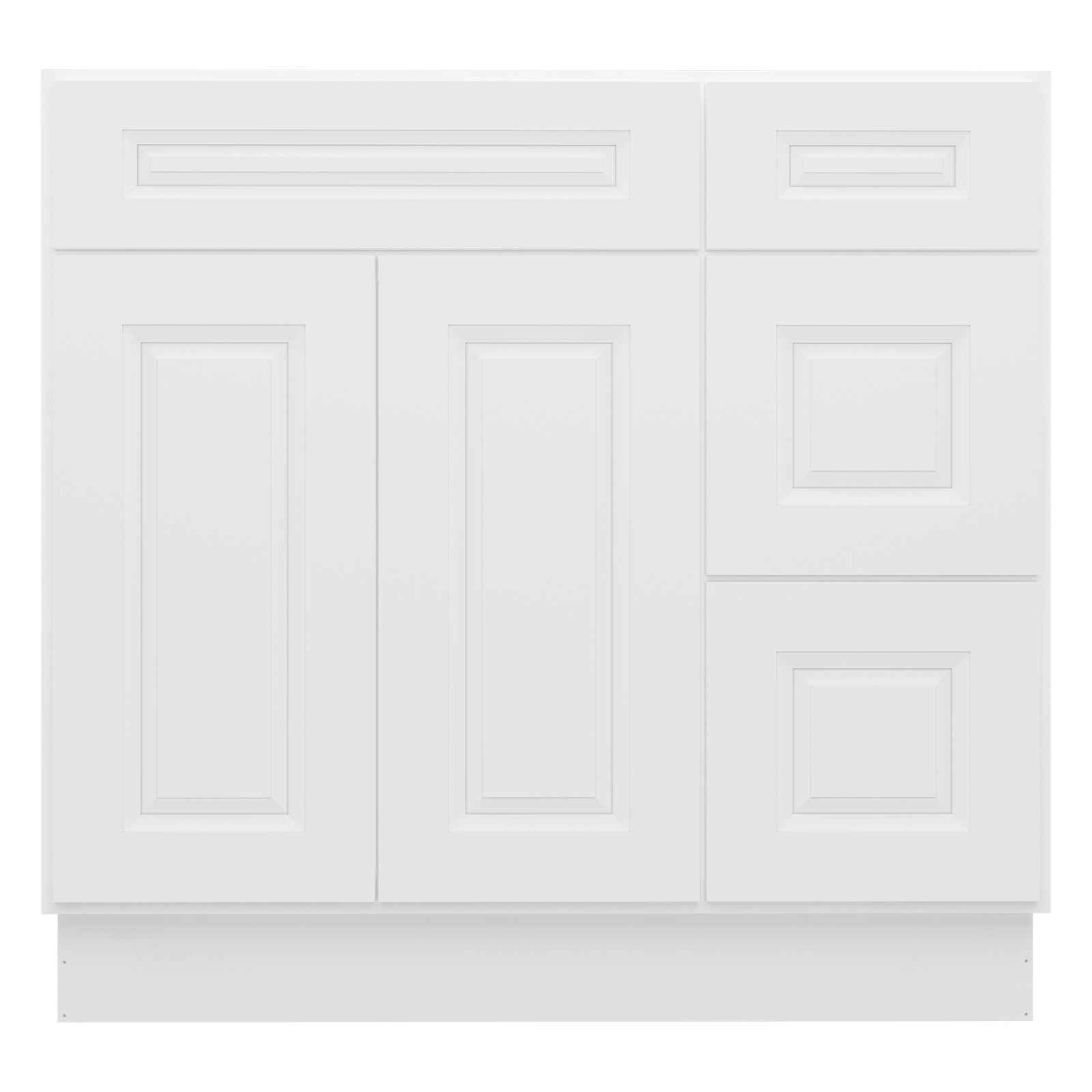 21"Dx36"Wx34-1/2"H Birch Solid Wood Bath Vanity Cabinet without Top V3621DR