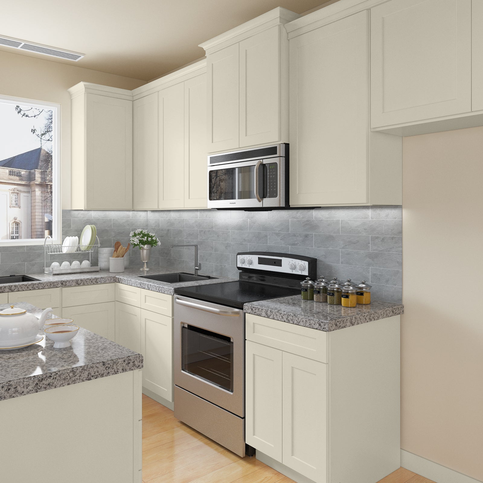 21"D X 24"W X 34-1/2"H Bath Vanity Cabinet without Top VS24