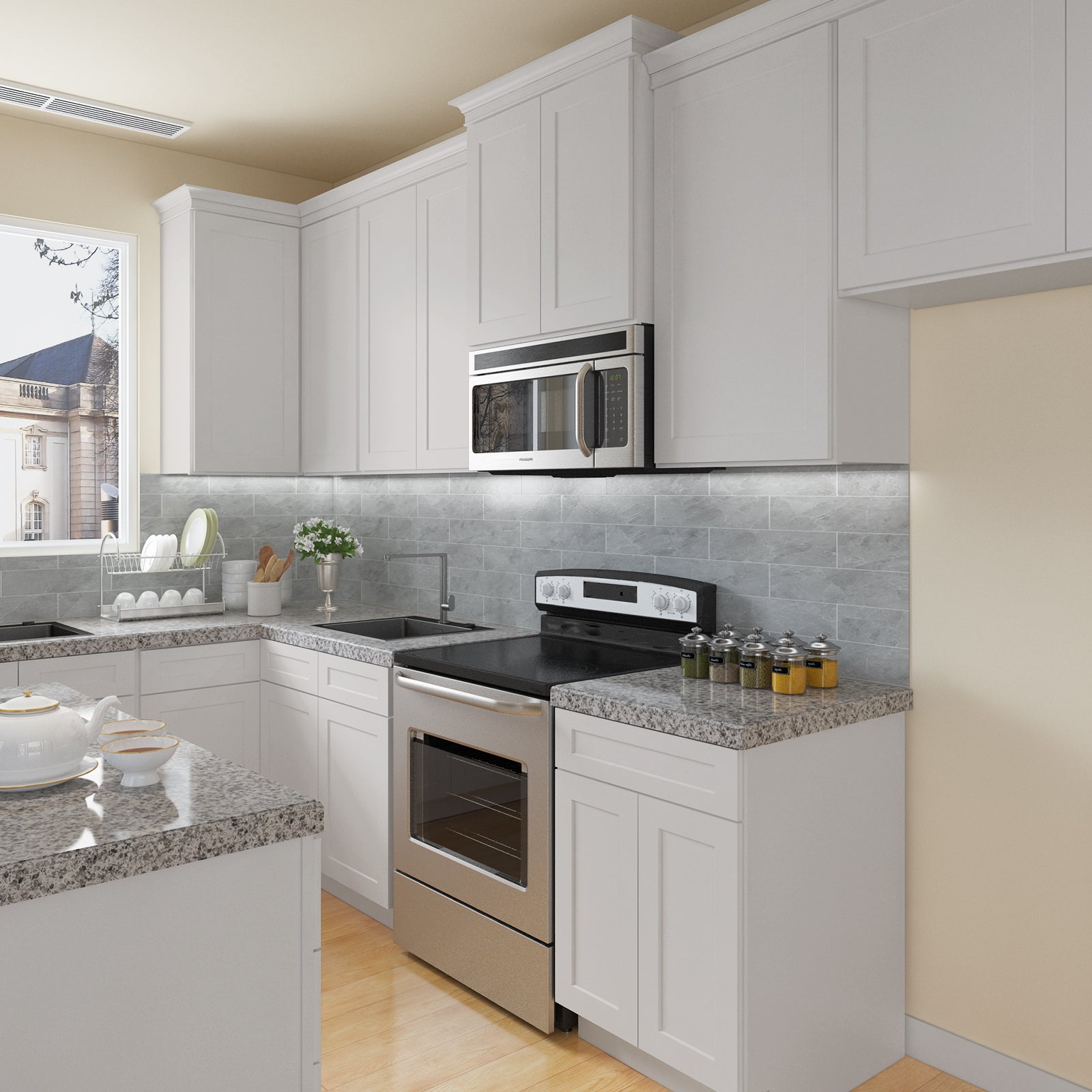 21"D X 24"W X 34-1/2"H Bath Vanity Cabinet without Top VS24