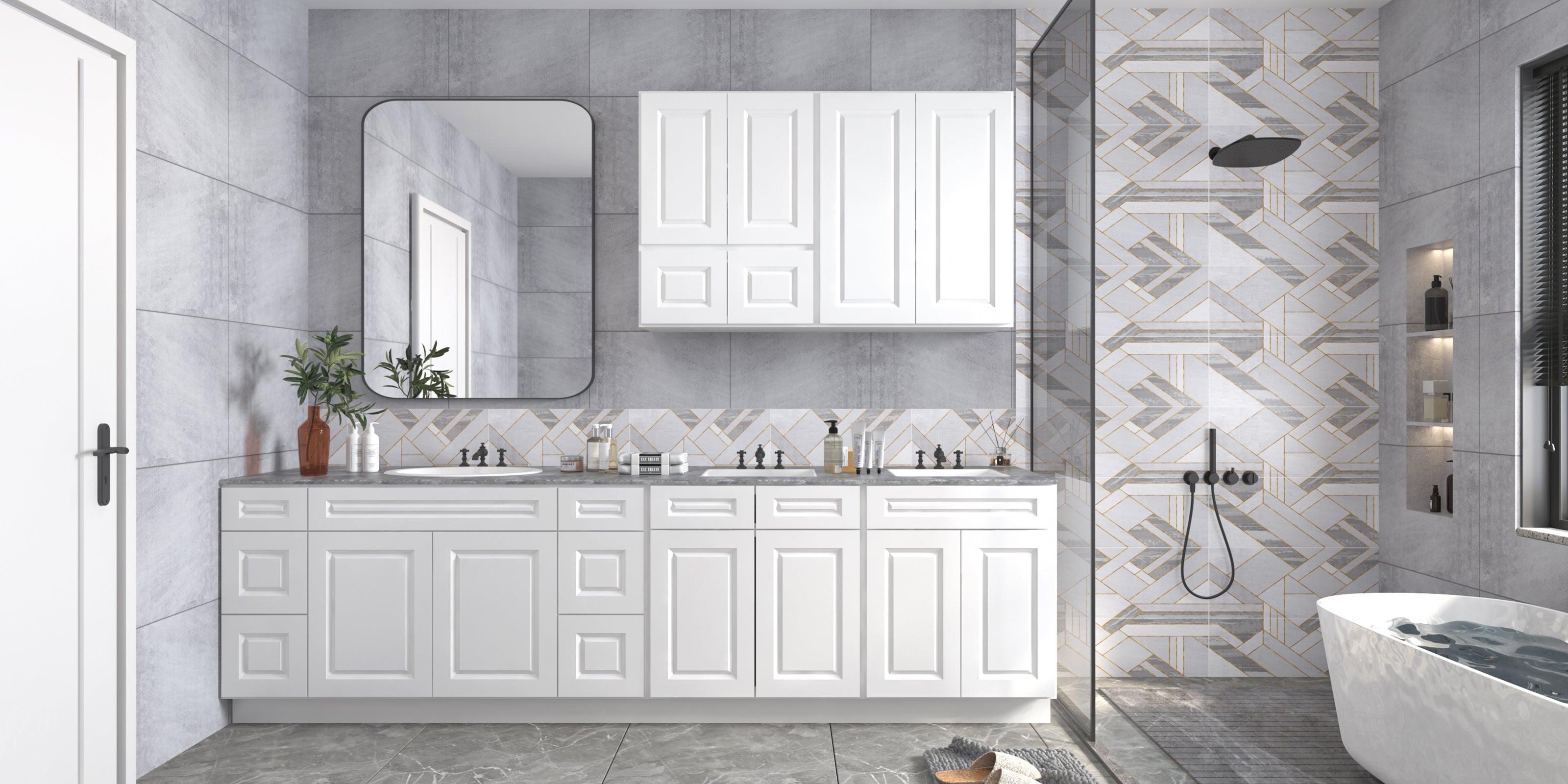 21"D X 24"W X 34-1/2"H Bath Vanity Cabinet without Top VS24