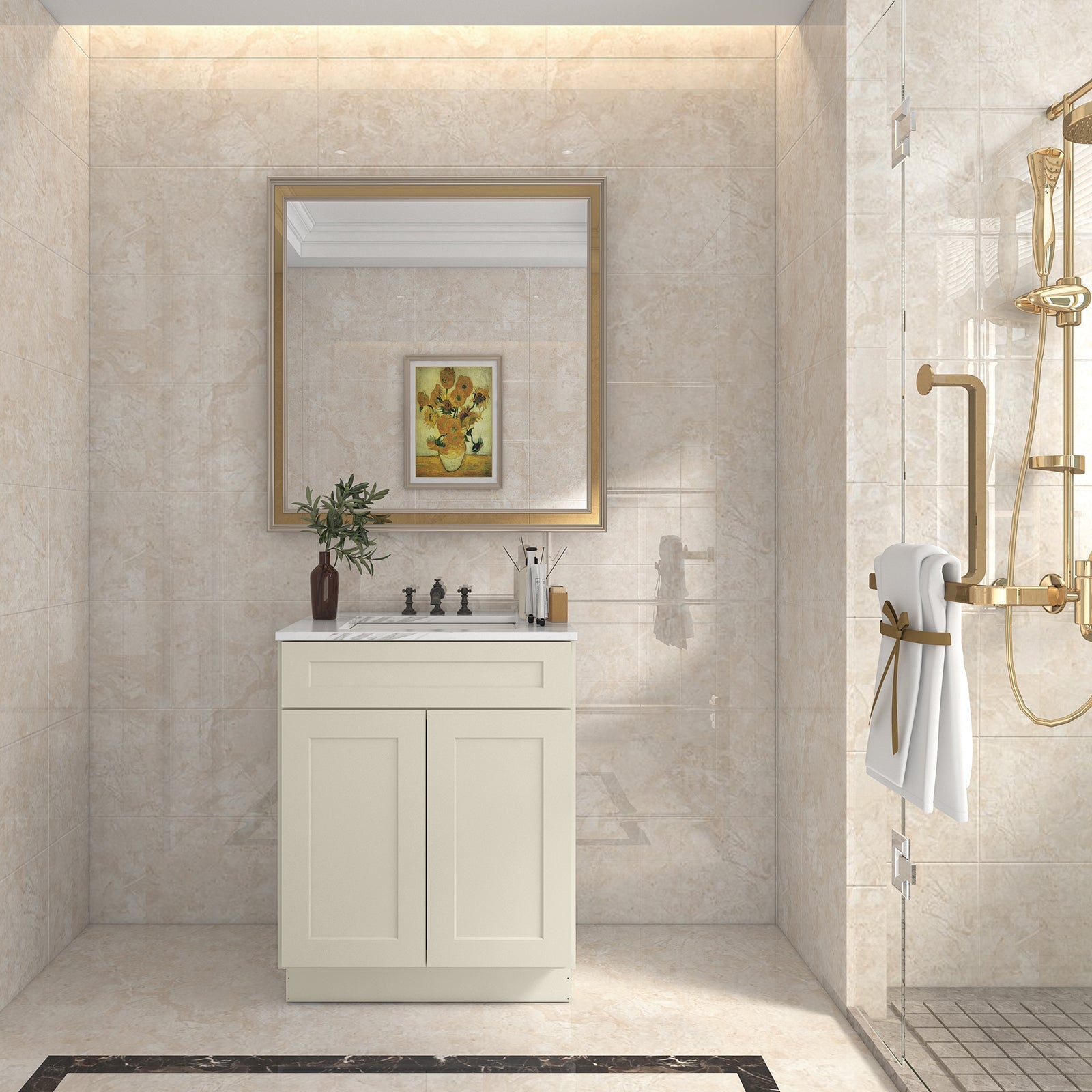 21"D X 27"W X 34-1/2"H Bath Vanity Cabinet without Top VS27