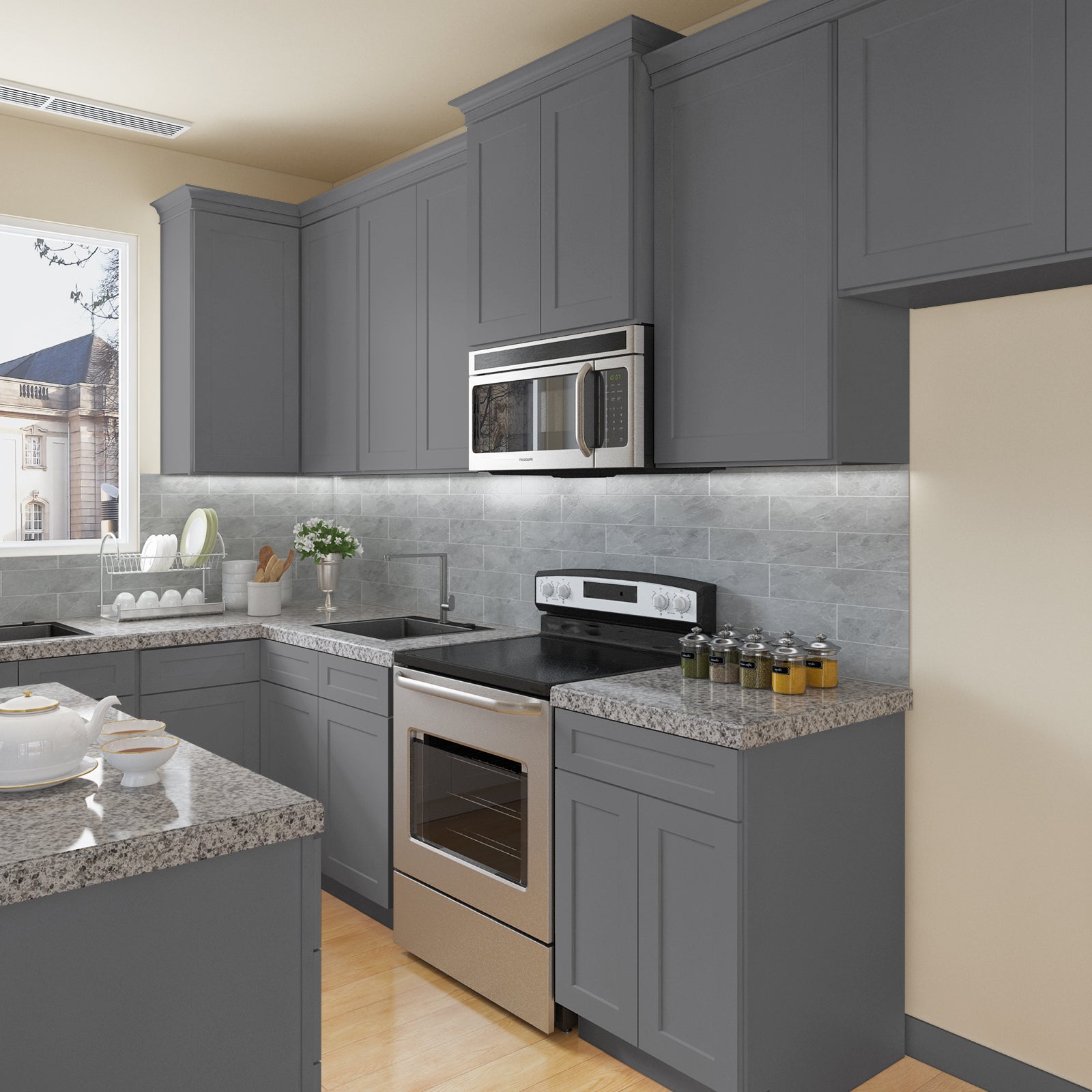 21"D X 27"W X 34-1/2"H Bath Vanity Cabinet without Top VS27