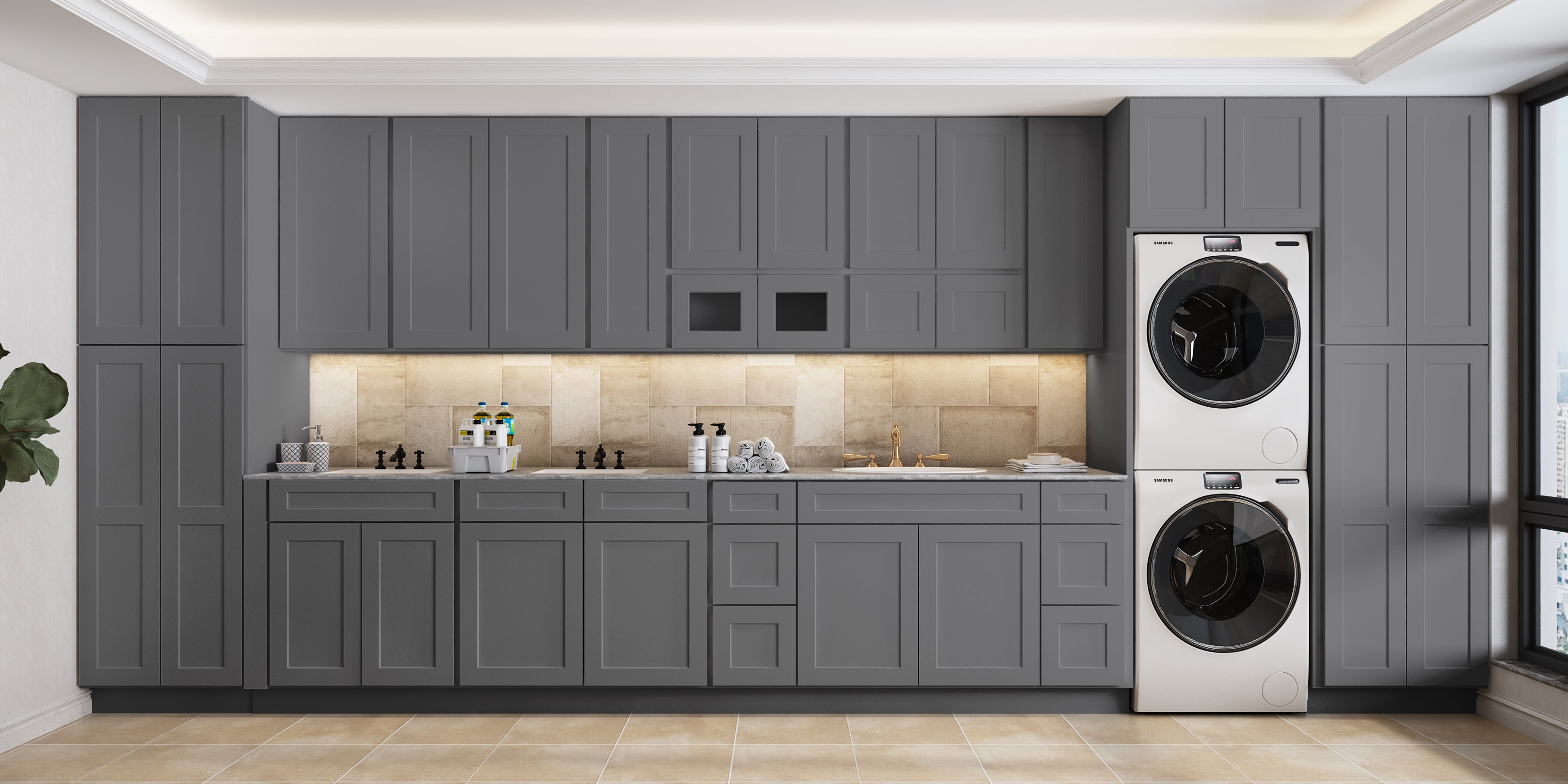 21"D X 27"W X 34-1/2"H Bath Vanity Cabinet without Top VS27