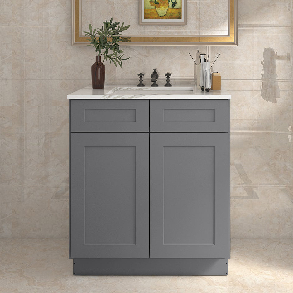 21"D X 30"W X 34-1/2"H Bath Vanity Cabinet without Top VS30