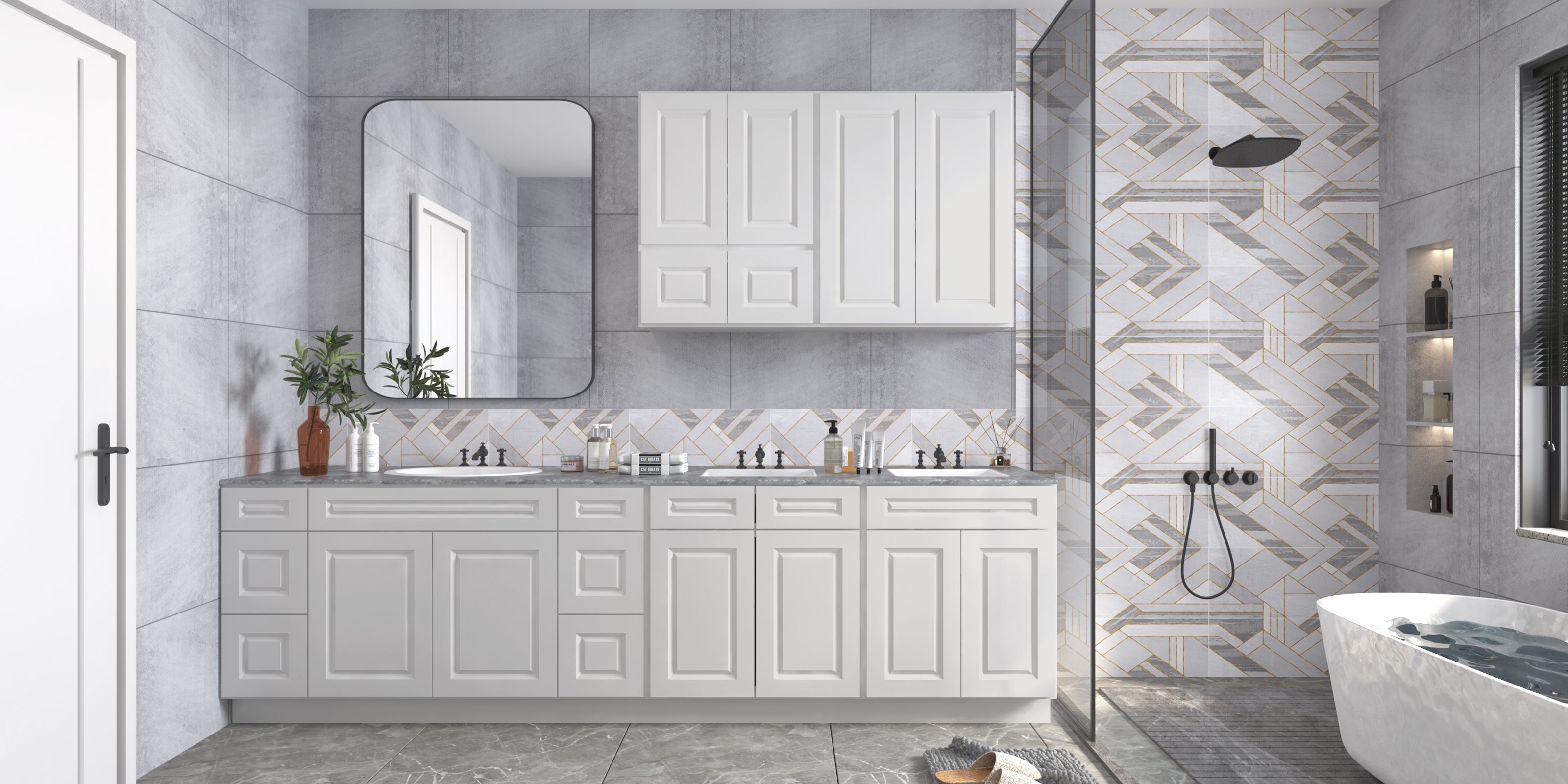 21"D X 30"W X 34-1/2"H Bath Vanity Cabinet without Top VS30