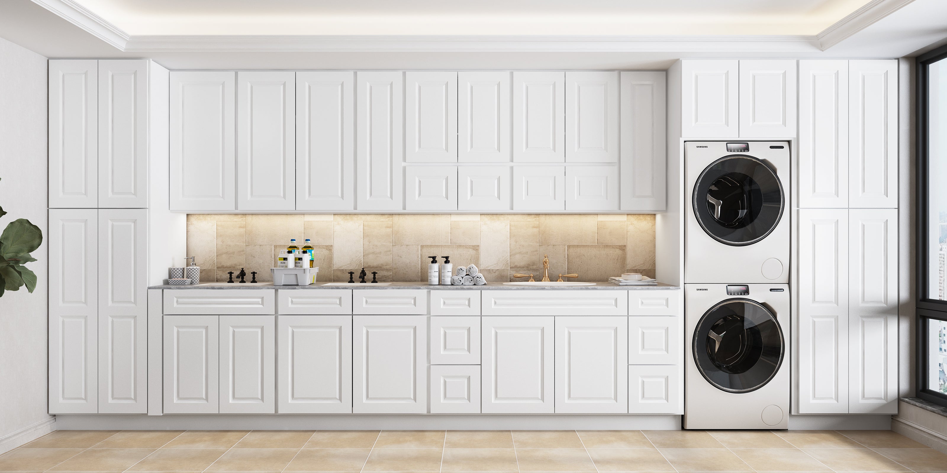 21"D X 30"W X 34-1/2"H Bath Vanity Cabinet without Top VS30