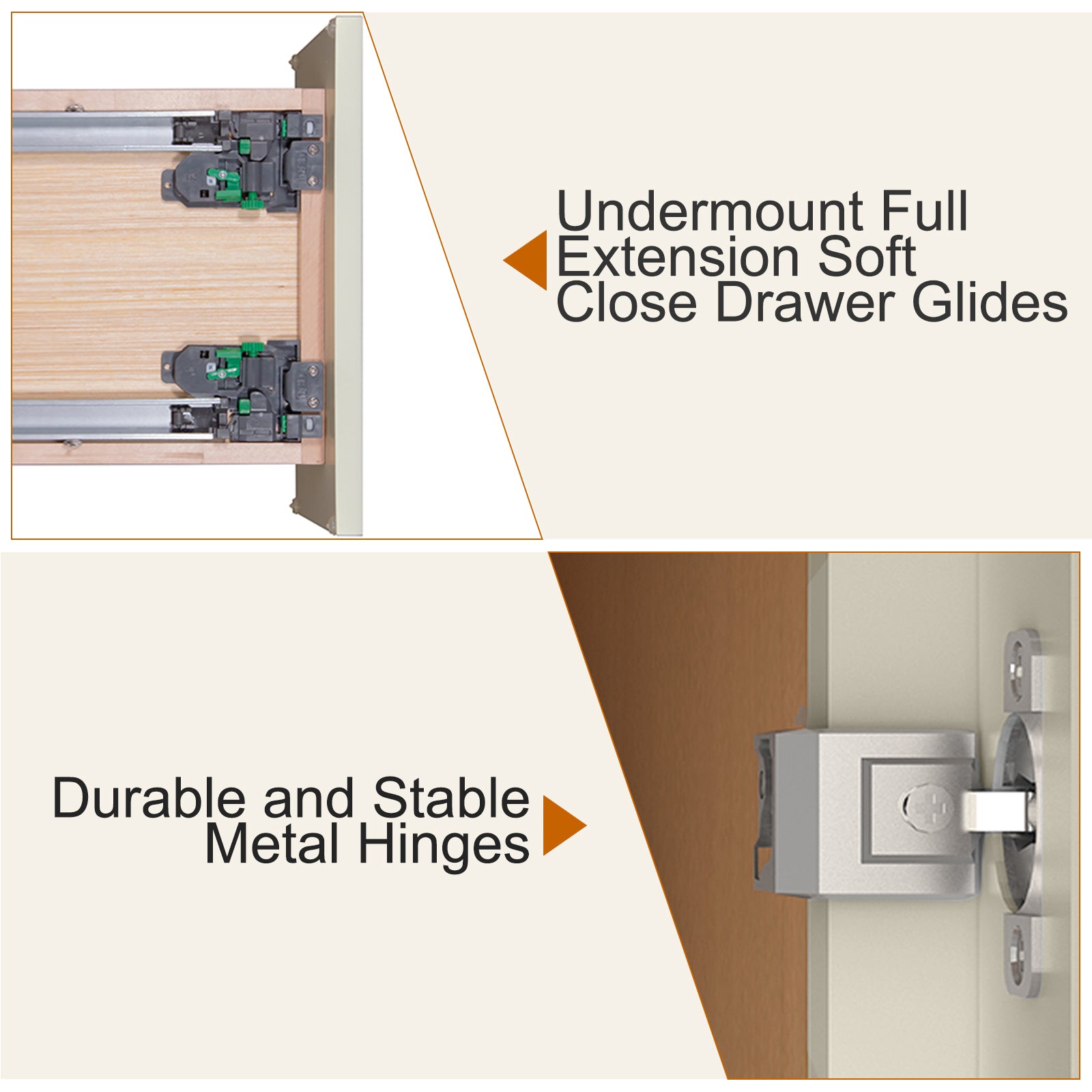 21"D X 36"W X 34-1/2"H Bath Vanity Cabinet without Top VS36