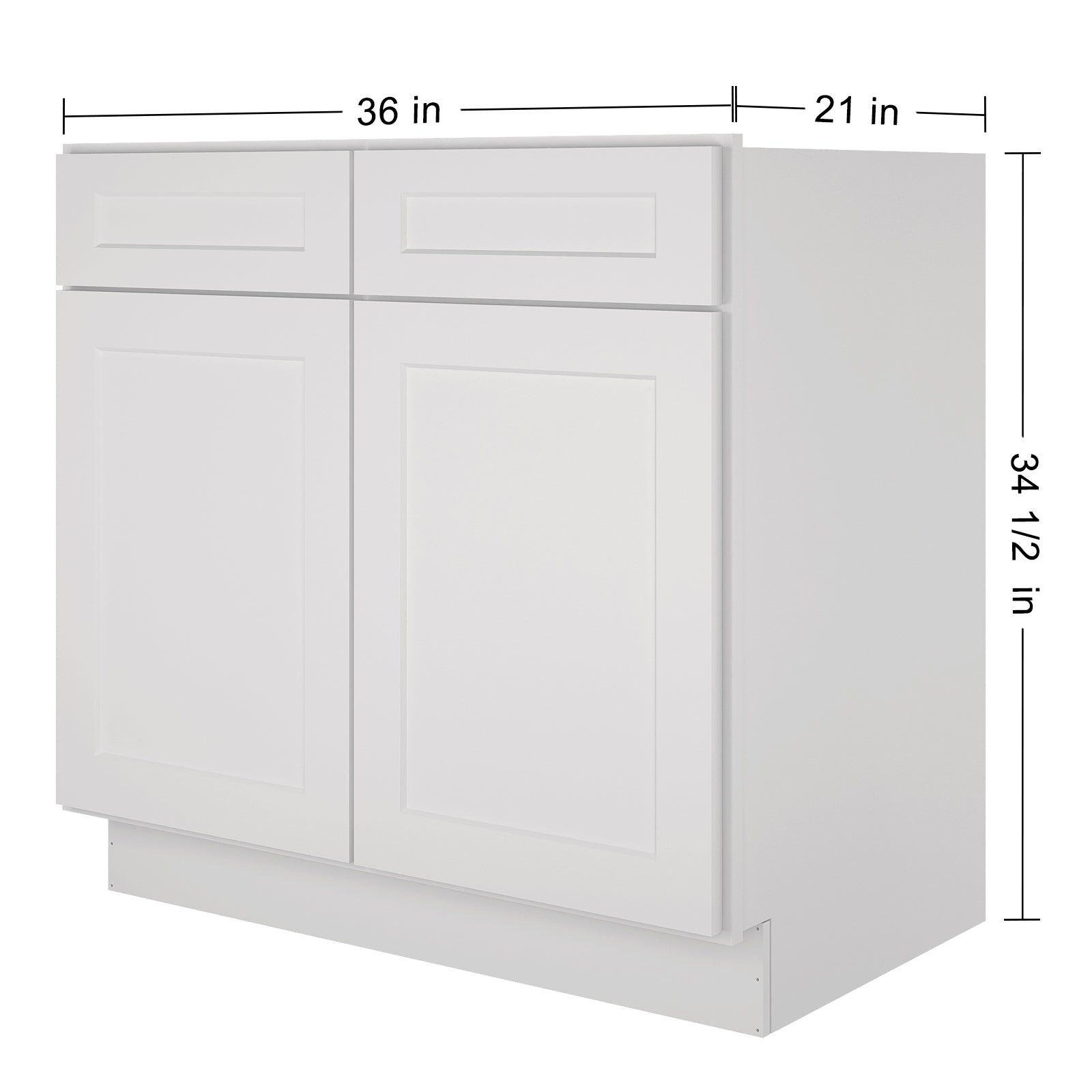 21"D X 36"W X 34-1/2"H Bath Vanity Cabinet without Top VS36