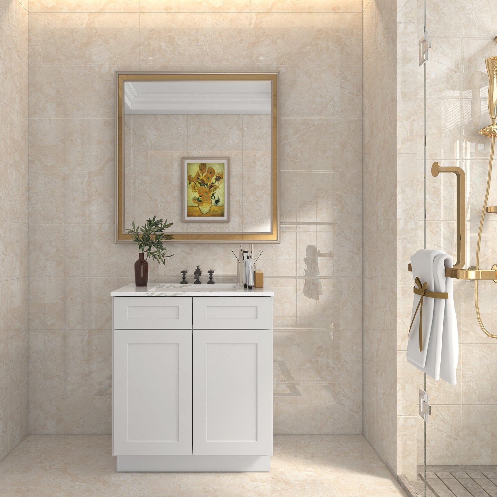 21"D X 36"W X 34-1/2"H Bath Vanity Cabinet without Top VS36