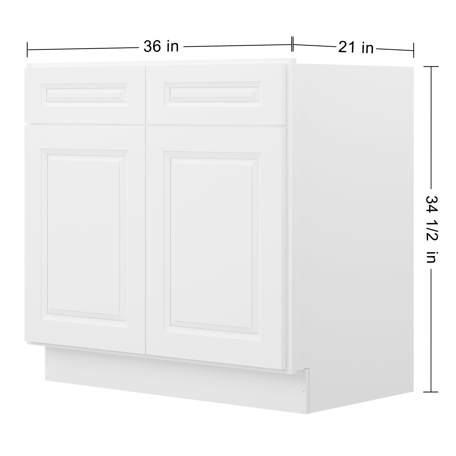 21"D X 36"W X 34-1/2"H Bath Vanity Cabinet without Top VS36