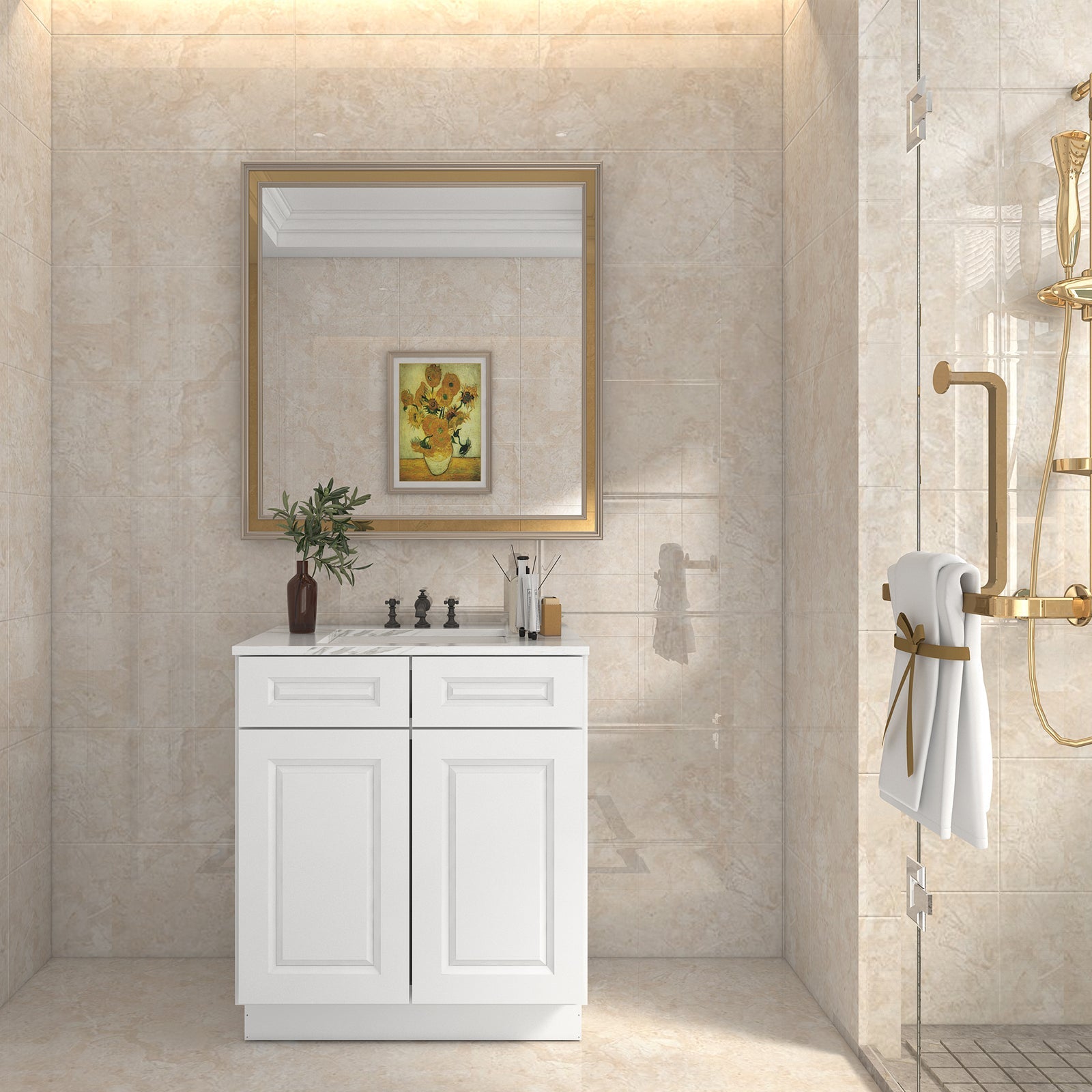 21"D X 36"W X 34-1/2"H Bath Vanity Cabinet without Top VS36