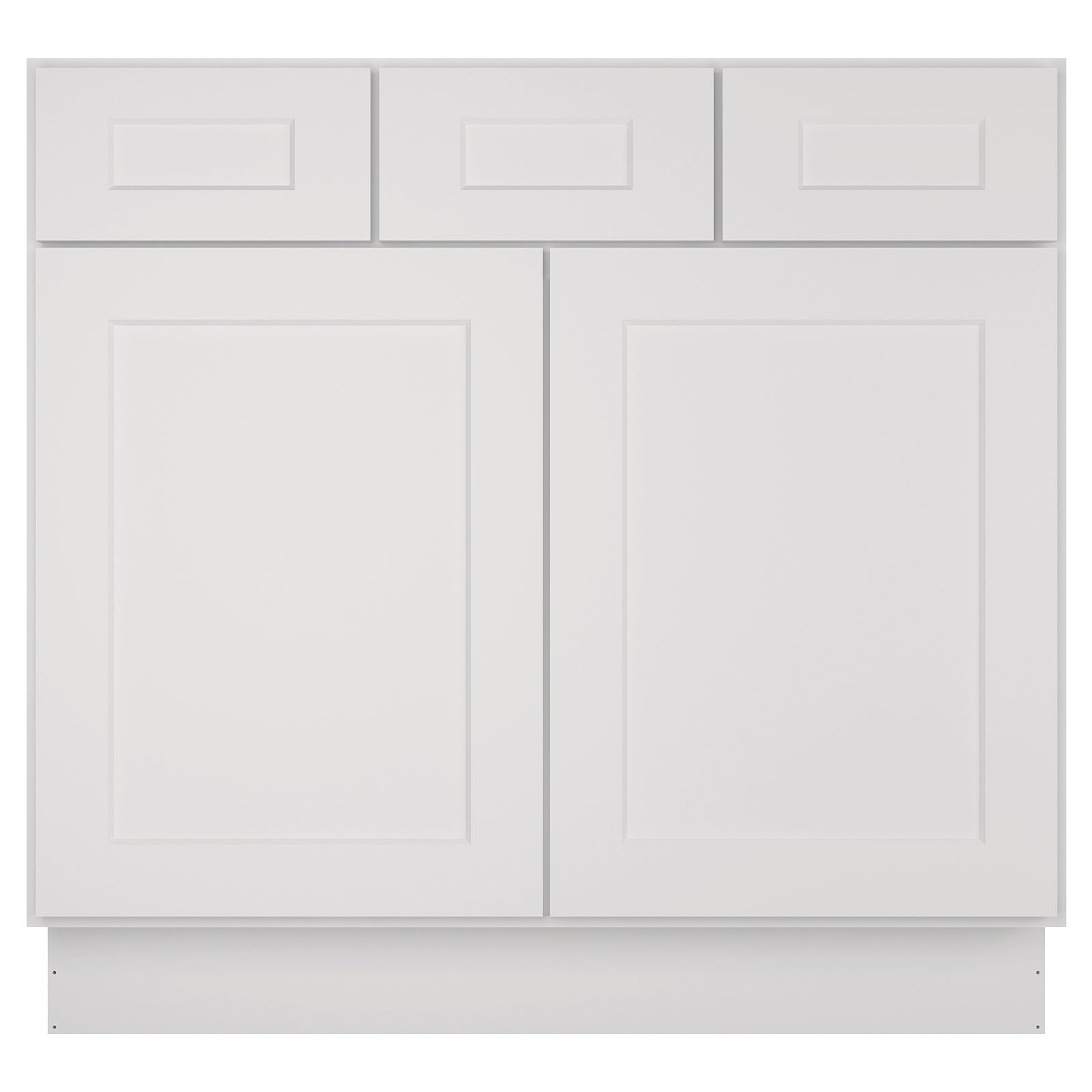 21"D Birch Solid Wood X 36"W X 34-1/2"H Vanity Sink Drawer Cabinet Wthout Top VSD36