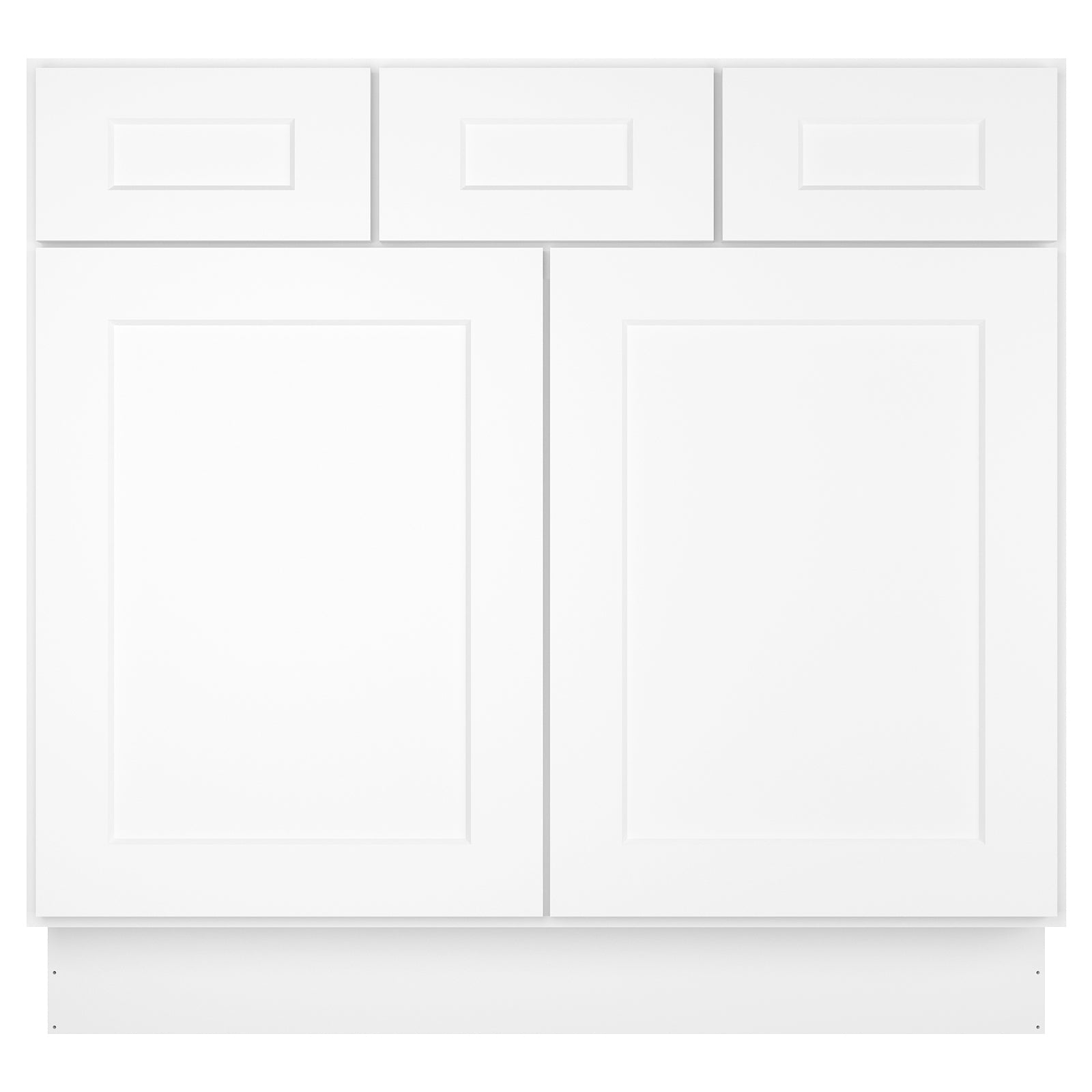 21"D Birch Solid Wood X 36"W X 34-1/2"H Vanity Sink Drawer Cabinet Wthout Top VSD36