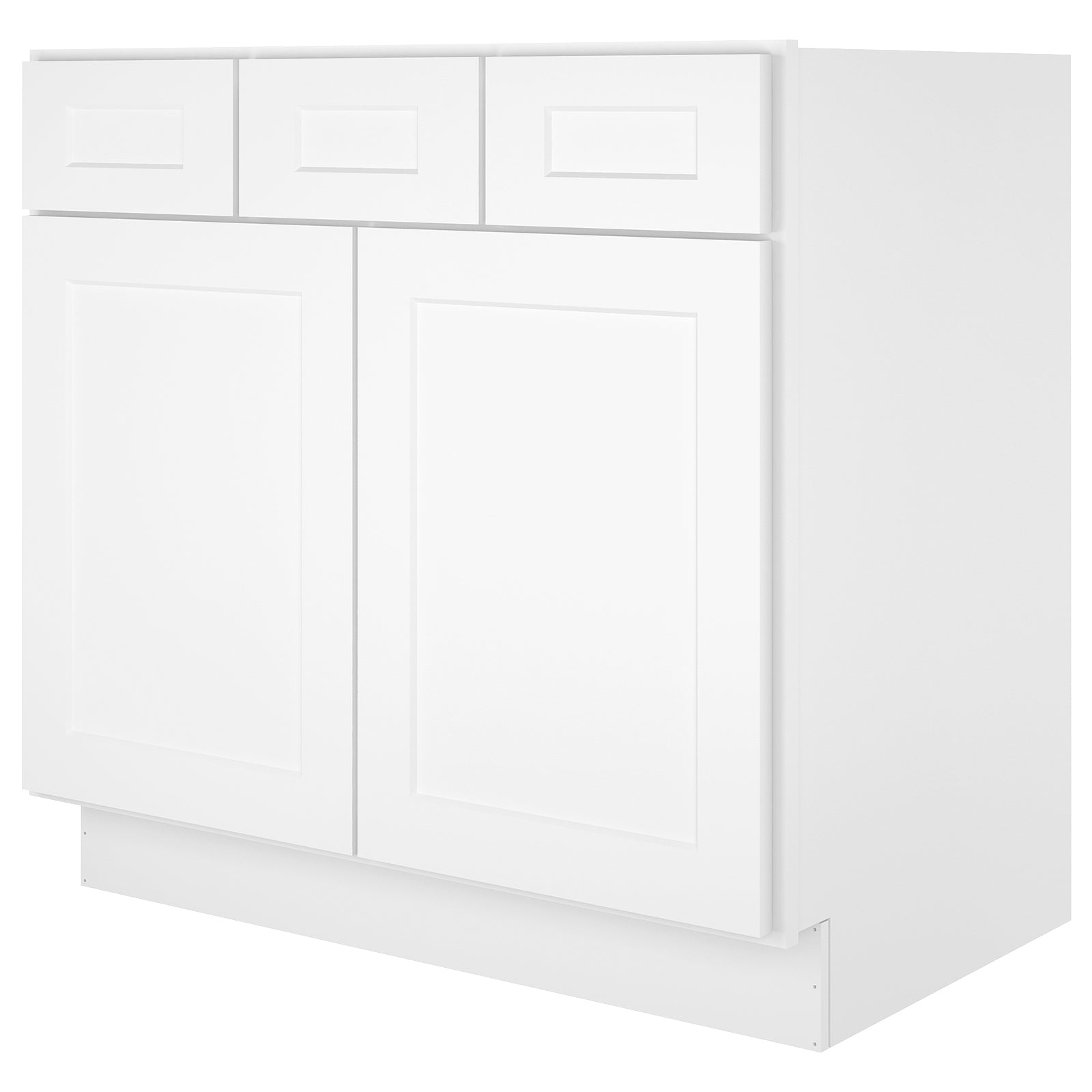 21"D Birch Solid Wood X 36"W X 34-1/2"H Vanity Sink Drawer Cabinet Wthout Top VSD36