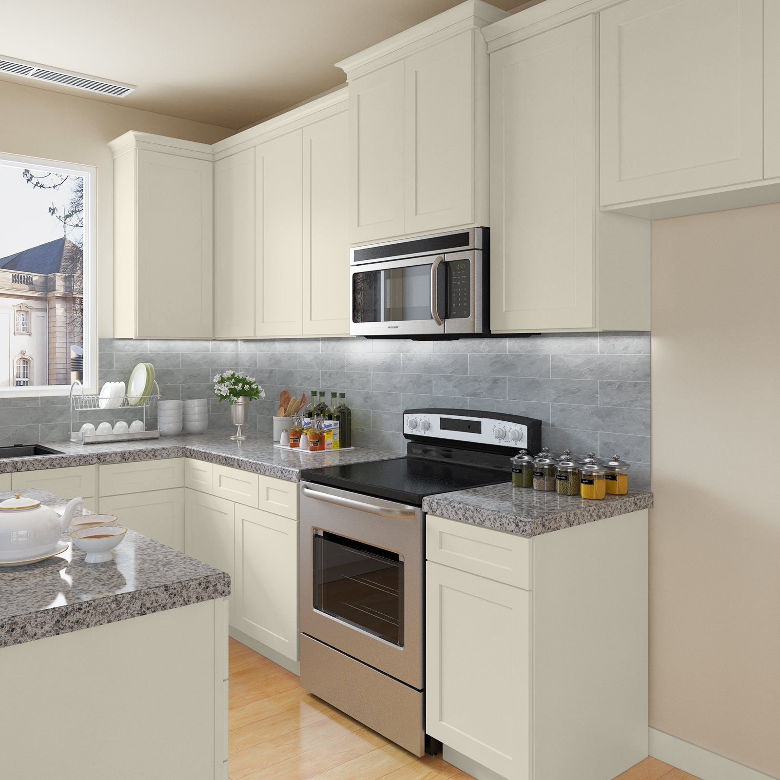 42"W Birch Solid Wood X 21"D X 34-1/2"H Vanity Sink Drawer Cabinet Wthout Top VSD42