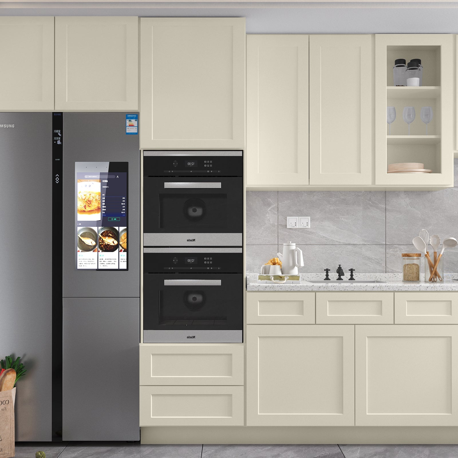 42"W Birch Solid Wood X 21"D X 34-1/2"H Vanity Sink Drawer Cabinet Wthout Top VSD42