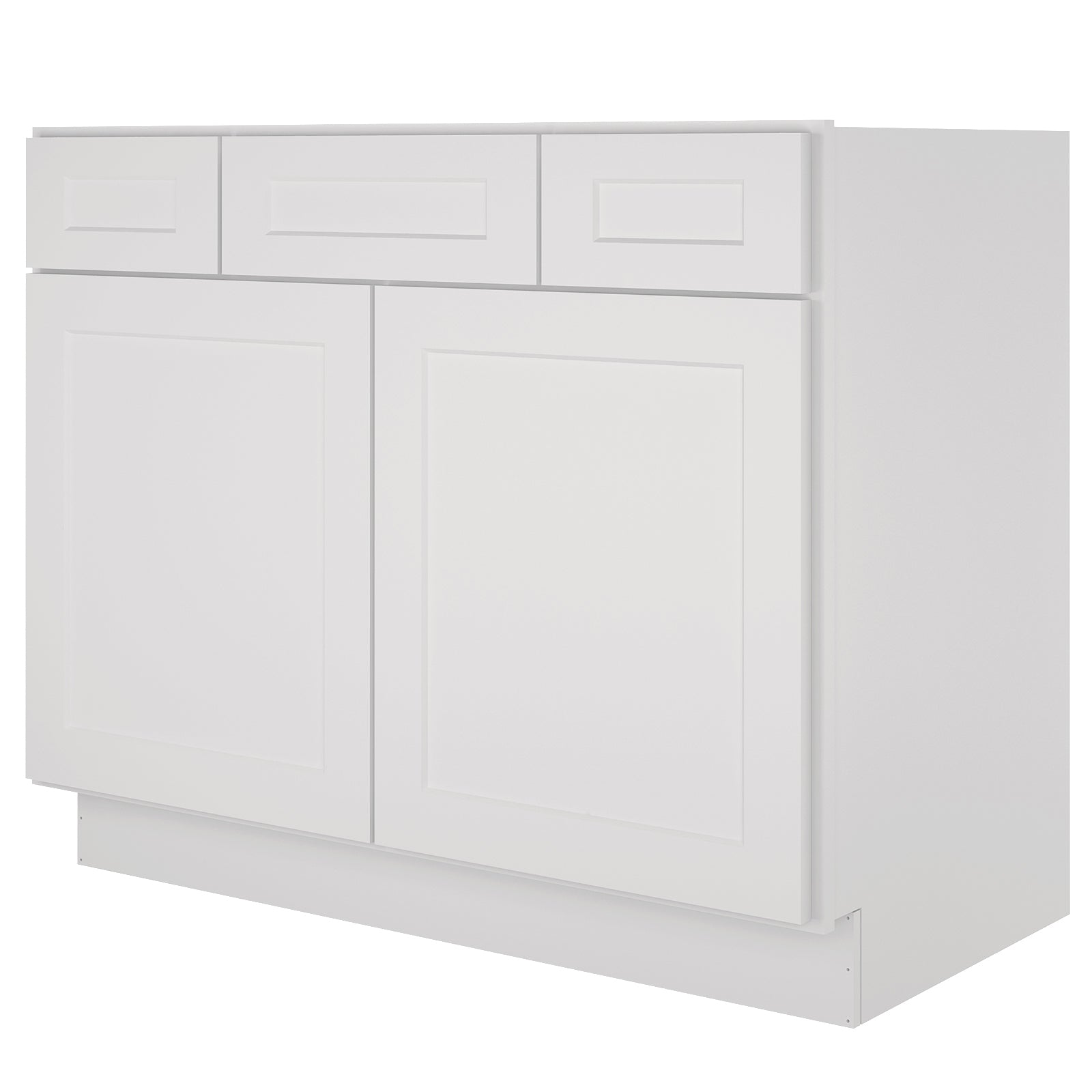 42"W Birch Solid Wood X 21"D X 34-1/2"H Vanity Sink Drawer Cabinet Wthout Top VSD42