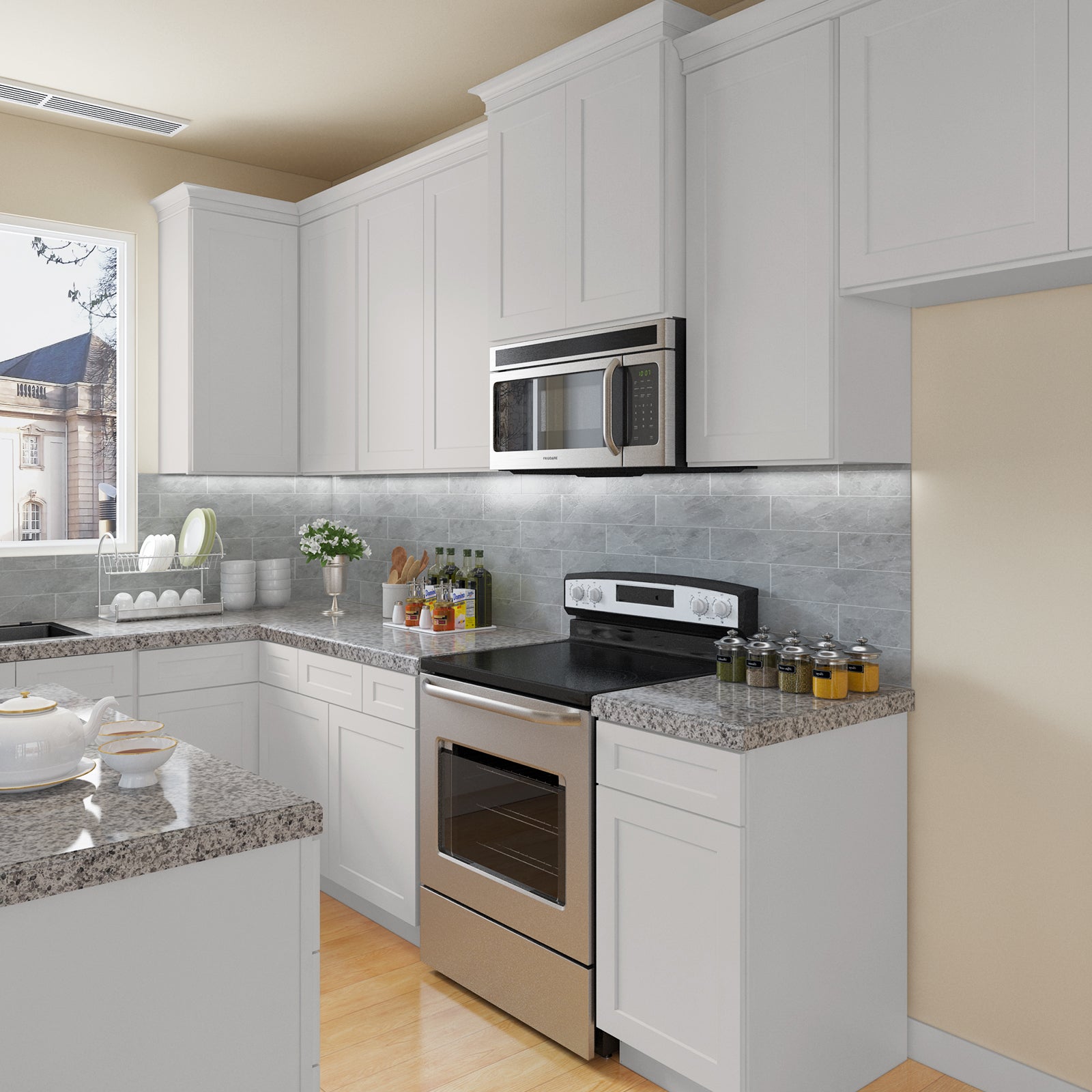 42"W Birch Solid Wood X 21"D X 34-1/2"H Vanity Sink Drawer Cabinet Wthout Top VSD42