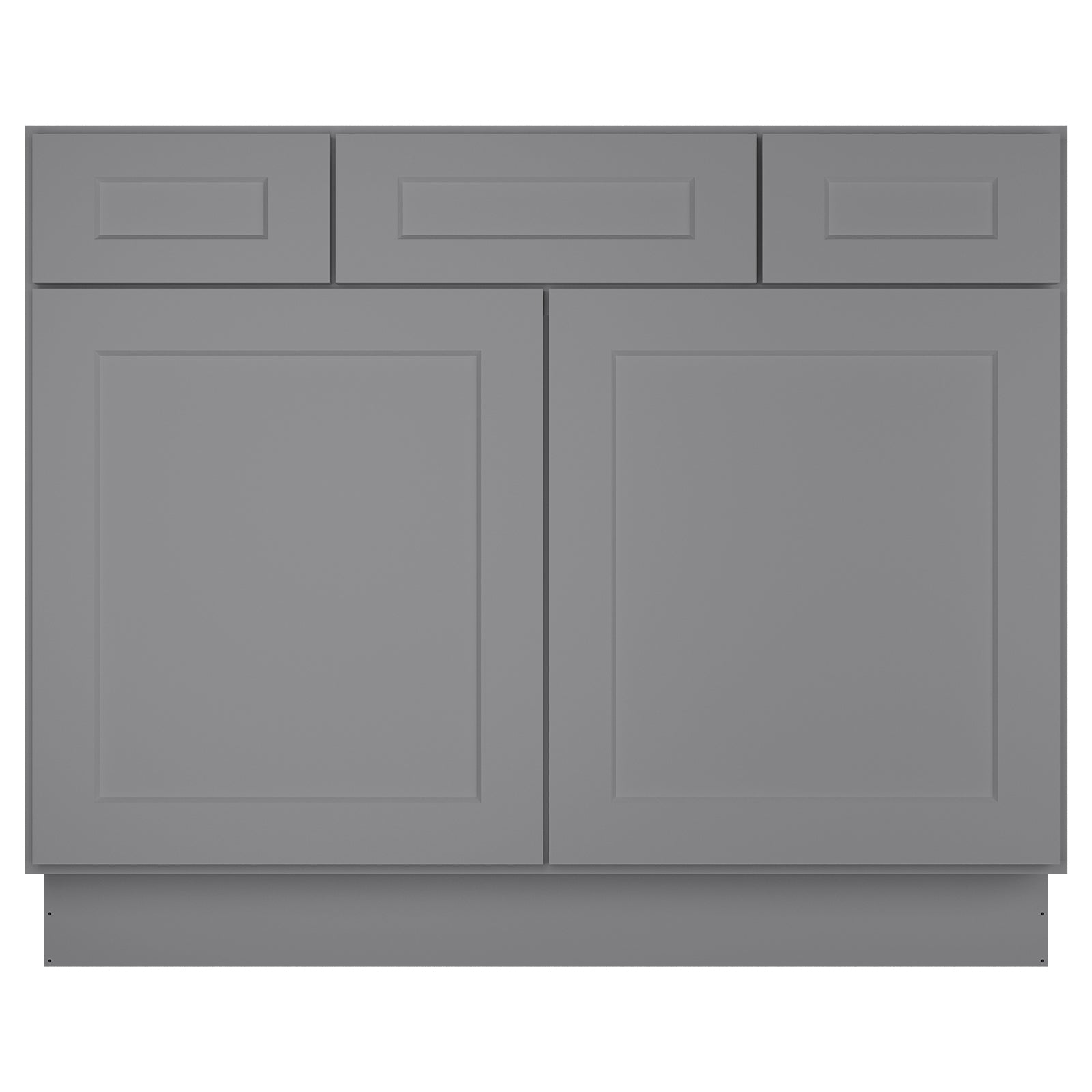 42"W Birch Solid Wood X 21"D X 34-1/2"H Vanity Sink Drawer Cabinet Wthout Top VSD42