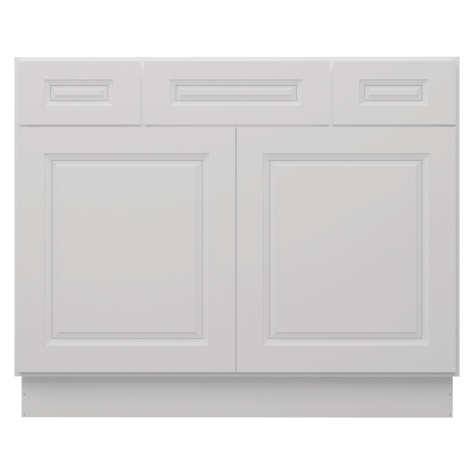 42"W Birch Solid Wood X 21"D X 34-1/2"H Vanity Sink Drawer Cabinet Wthout Top VSD42