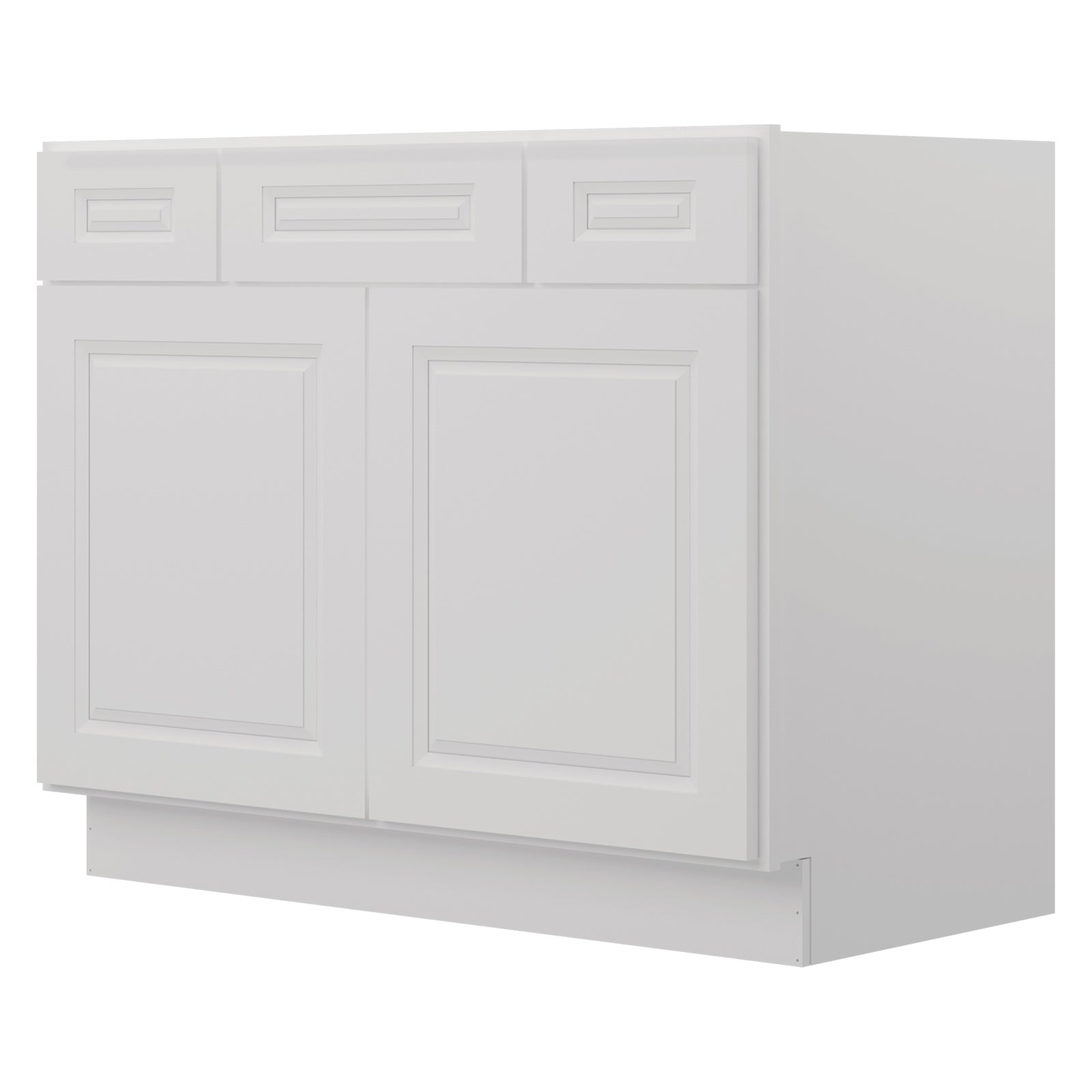 42"W Birch Solid Wood X 21"D X 34-1/2"H Vanity Sink Drawer Cabinet Wthout Top VSD42