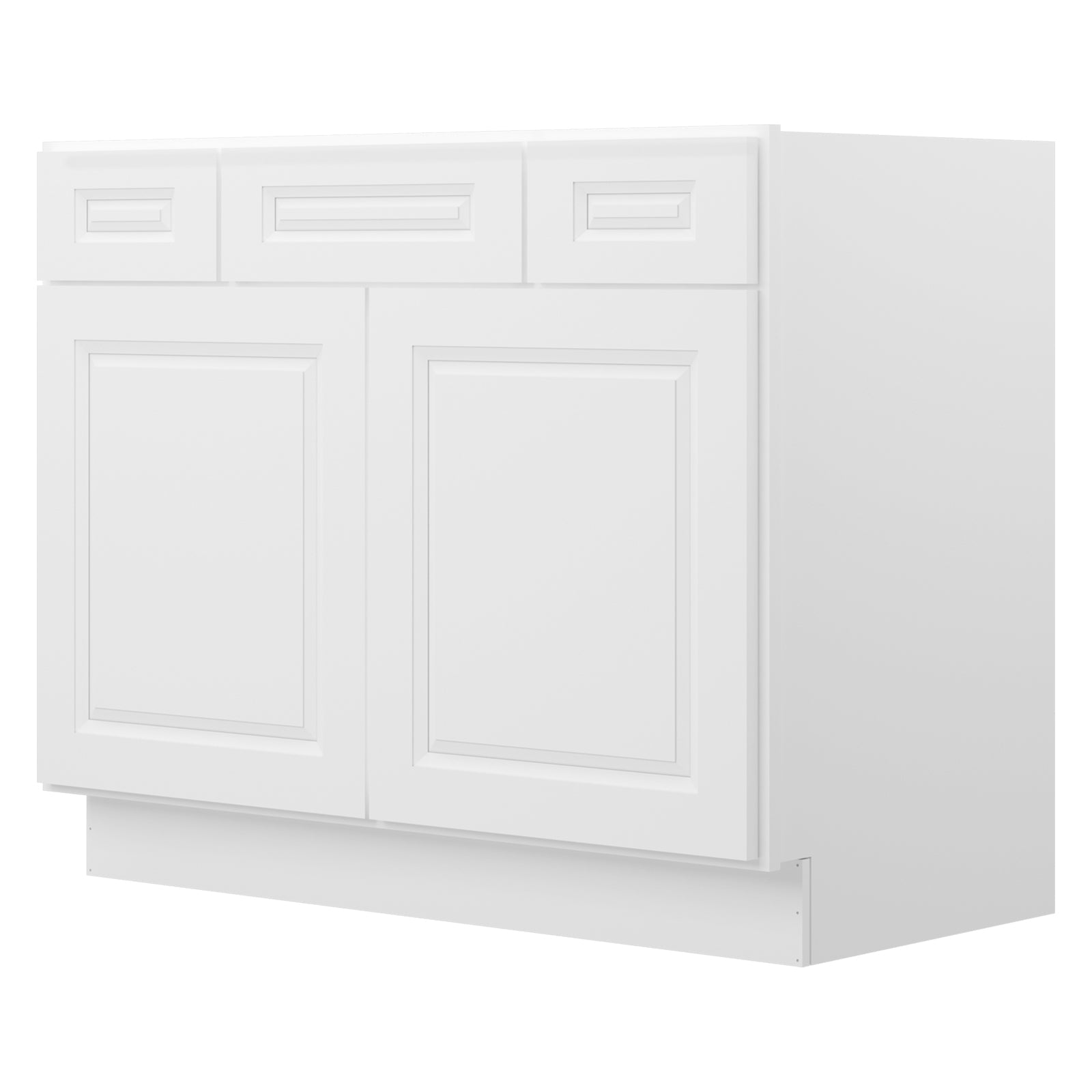 42"W Birch Solid Wood X 21"D X 34-1/2"H Vanity Sink Drawer Cabinet Wthout Top VSD42