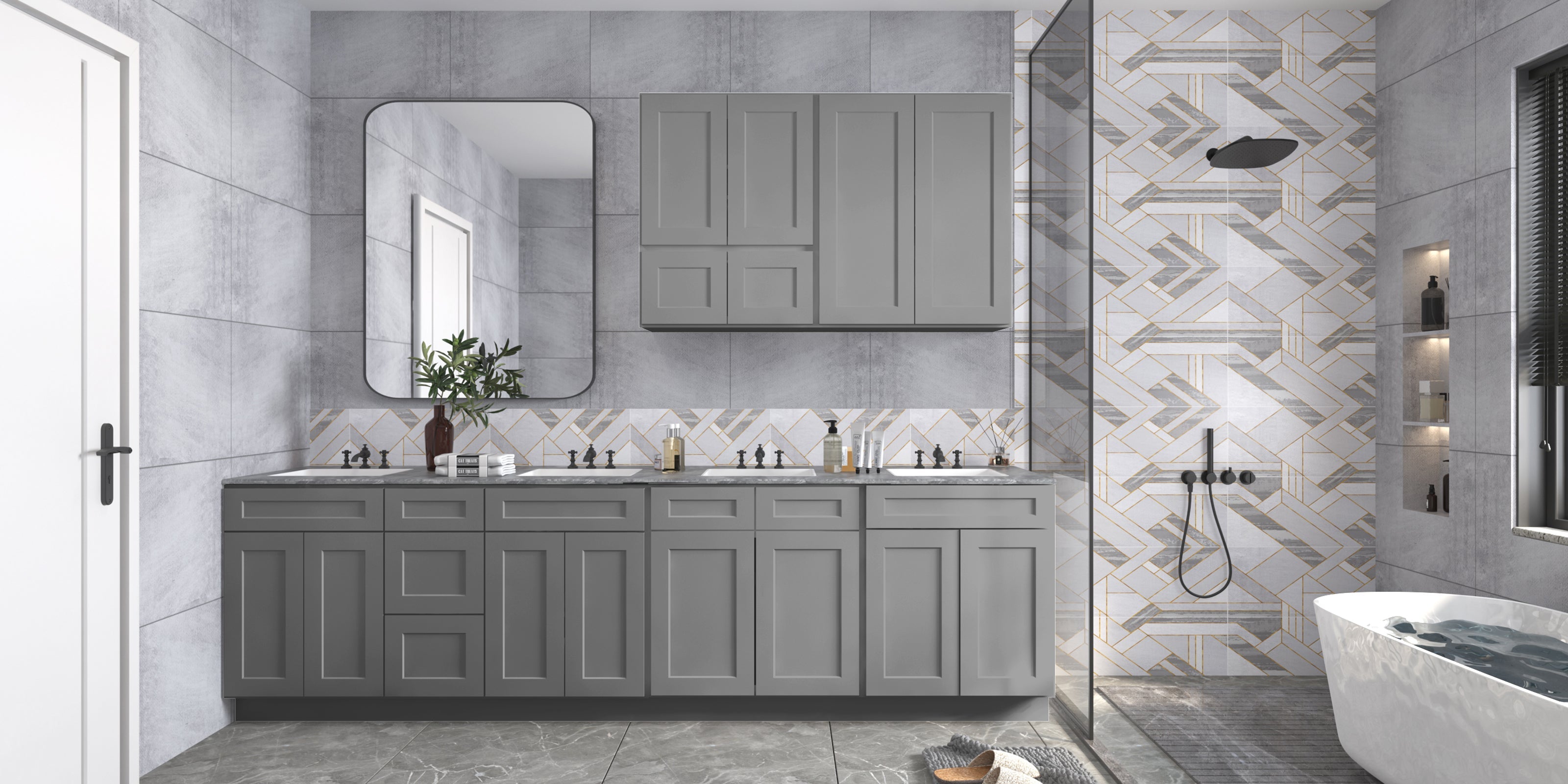 21"D Birch Solid Wood X 60"W X 34-1/2"H Vanity Sink Drawer Cabinet Wthout Top VSDB60