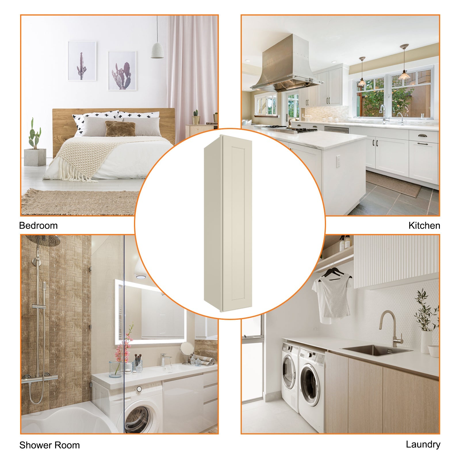 12"D*9"W*30"H Birch Solid Wood Medicine Cabinet Wall Mounted W0930