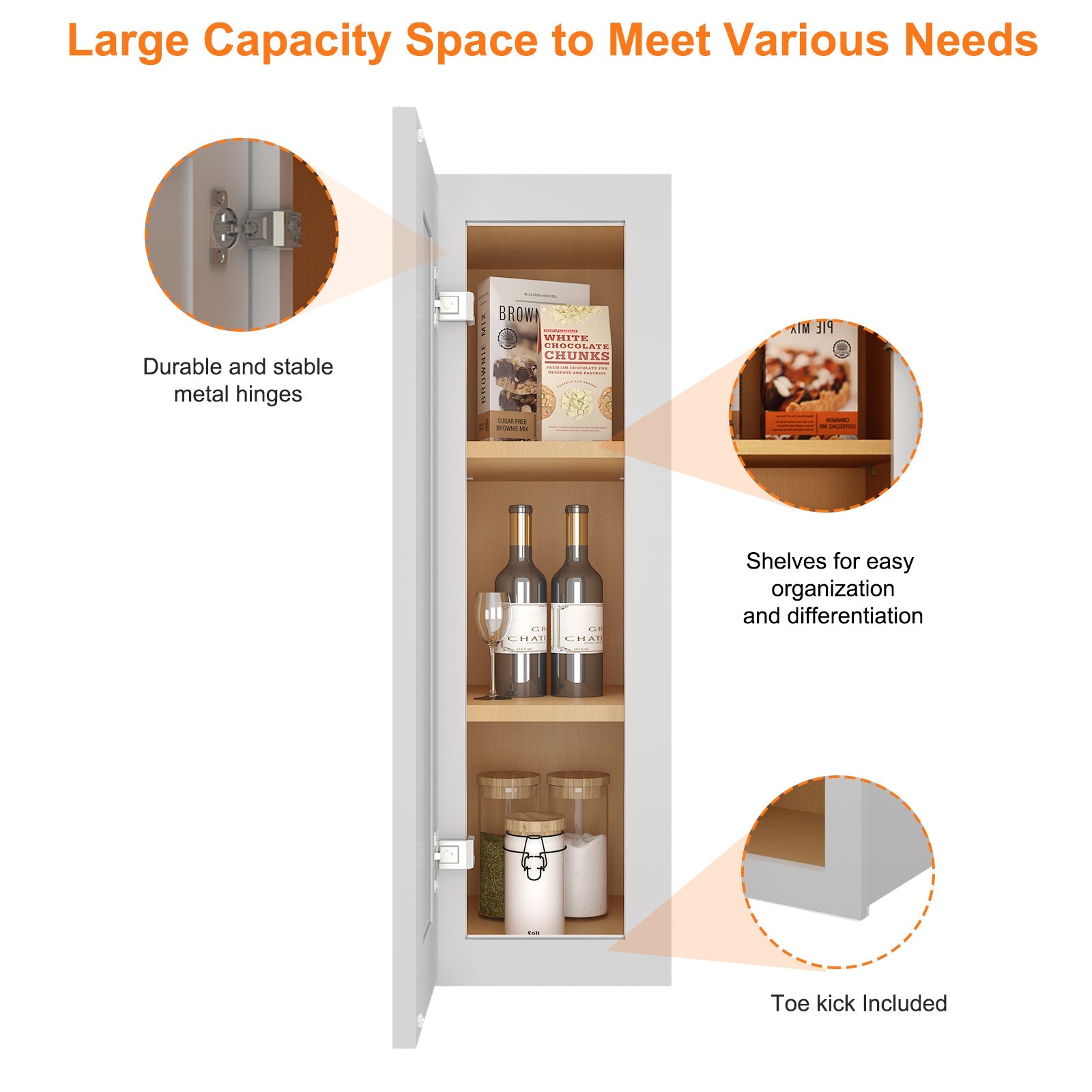 12"D*9"W*30"H Birch Solid Wood Medicine Cabinet Wall Mounted W0930