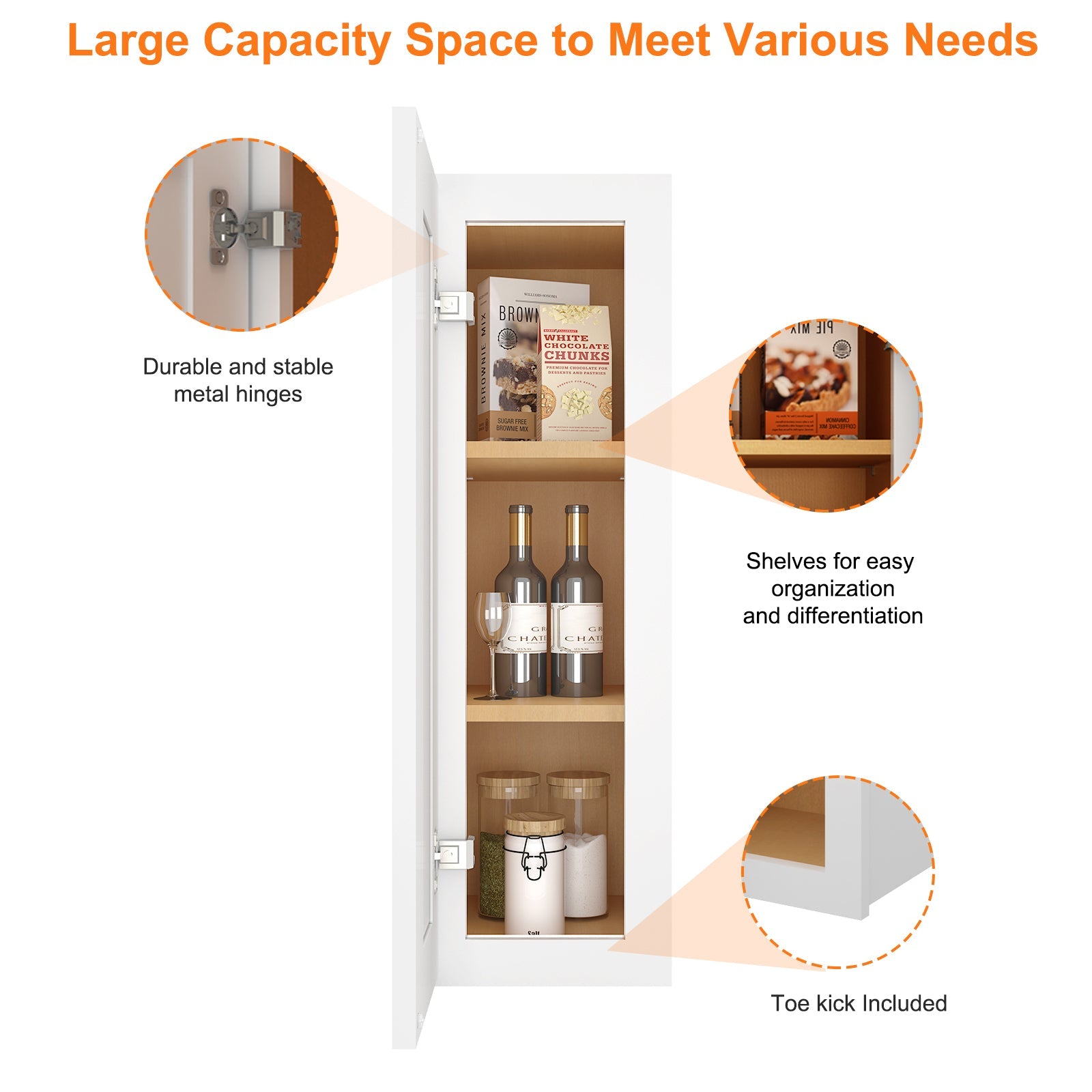 12"D*9"W*30"H Birch Solid Wood Medicine Cabinet Wall Mounted W0930