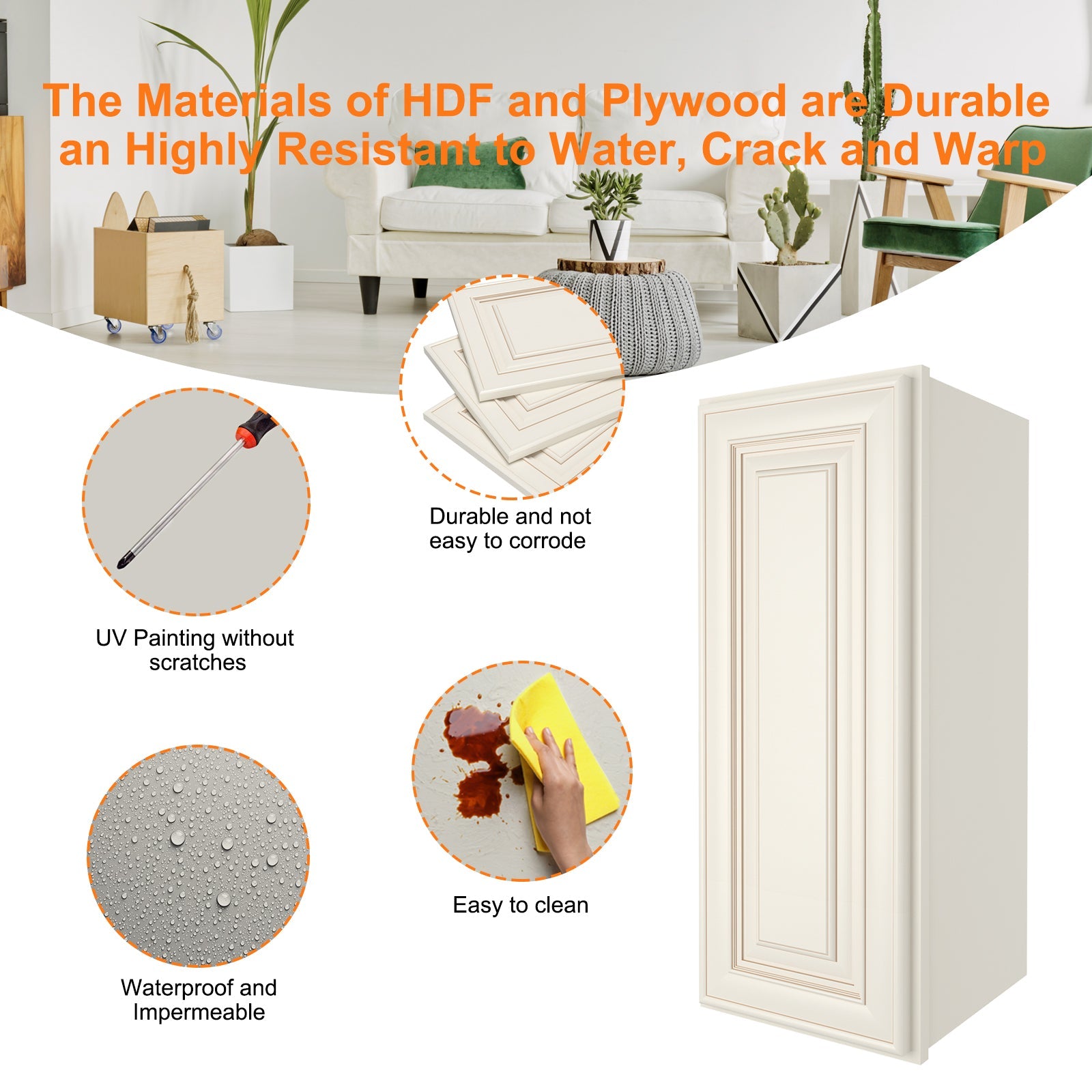 12"D*12"W*30"H Birch Solid Wood Medicine Cabinet Wall Mounted W1230