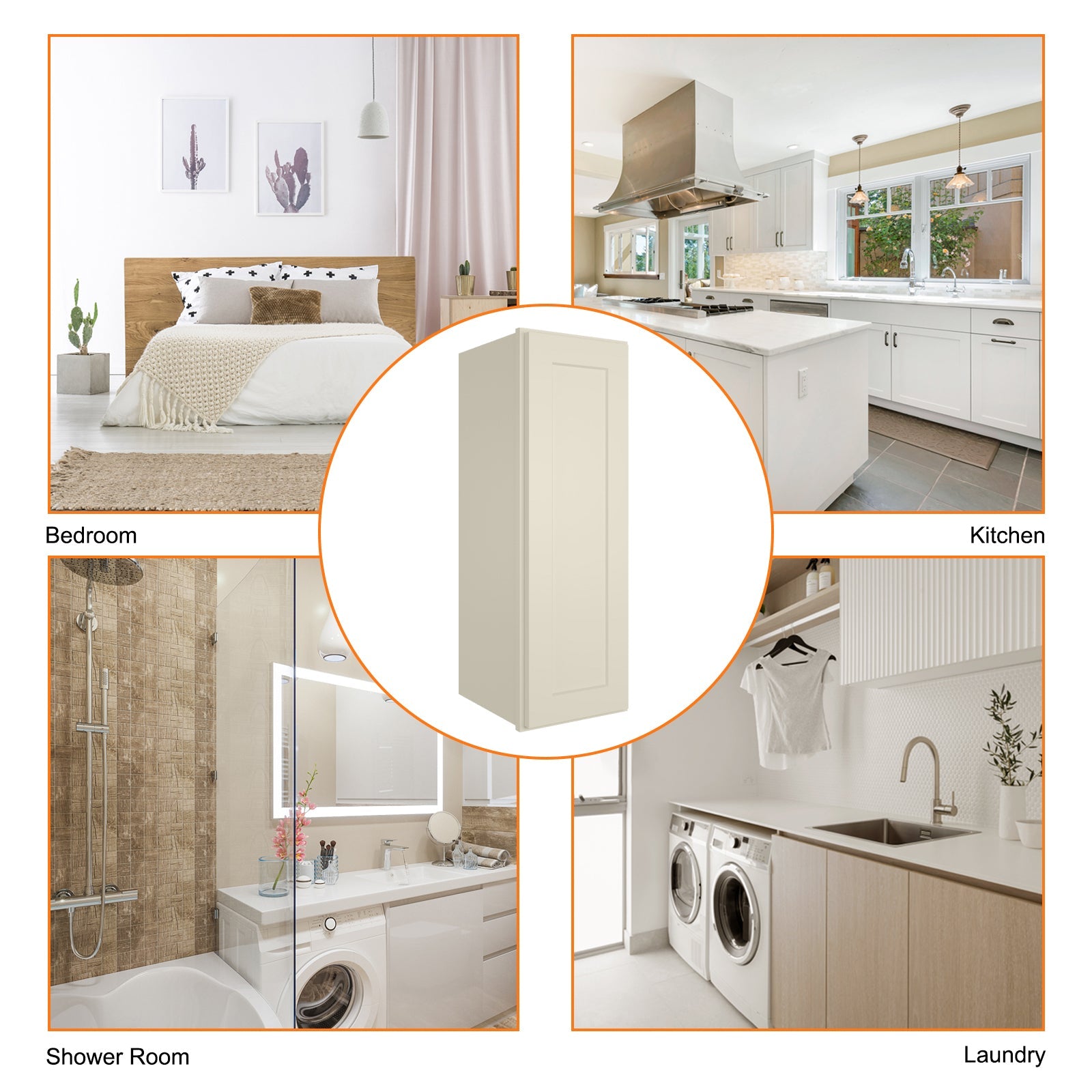 12"D*12"W*30"H Birch Solid Wood Medicine Cabinet Wall Mounted W1230