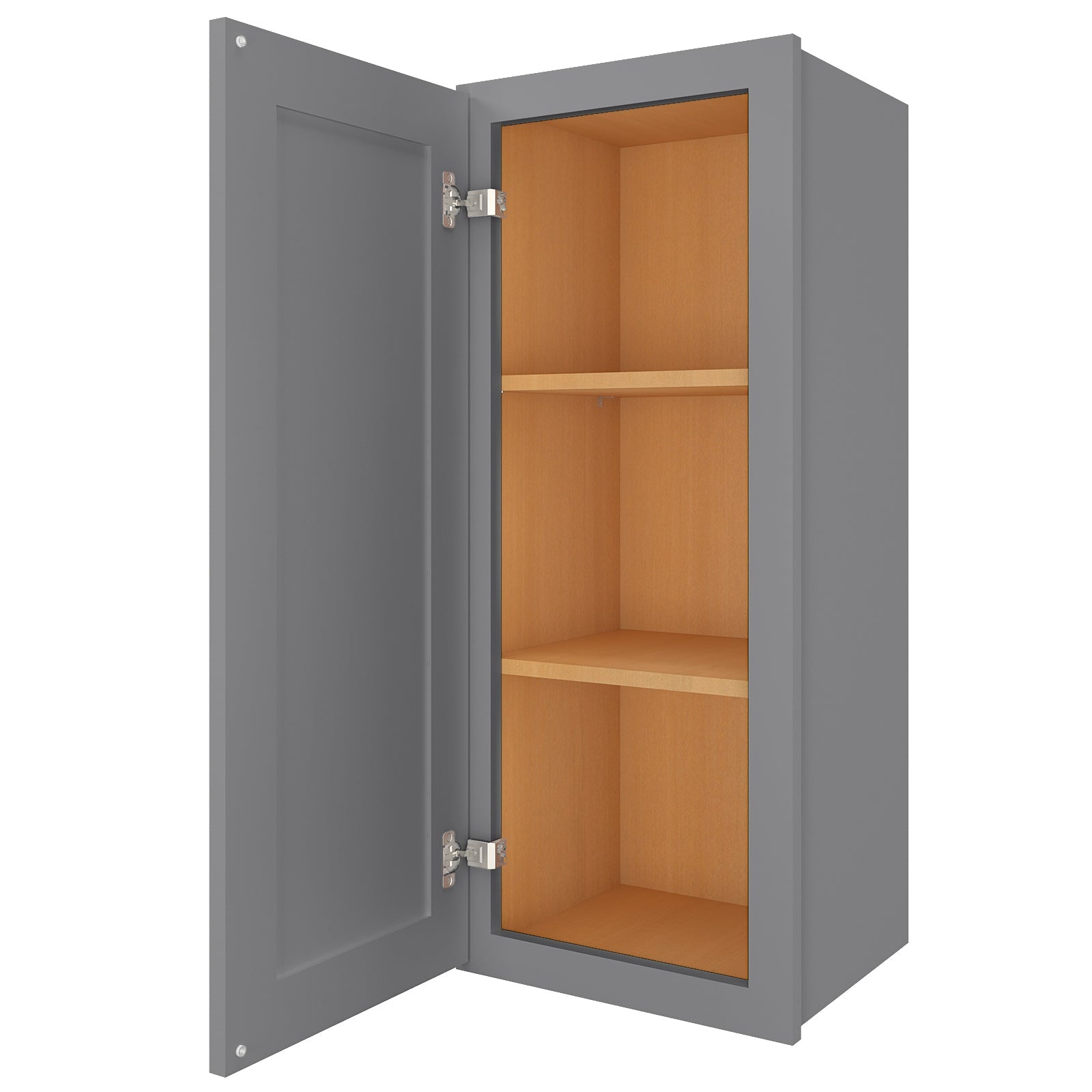 12"D*15"W*36"H Birch Solid Wood Medicine Cabinet Wall Mounted W1536