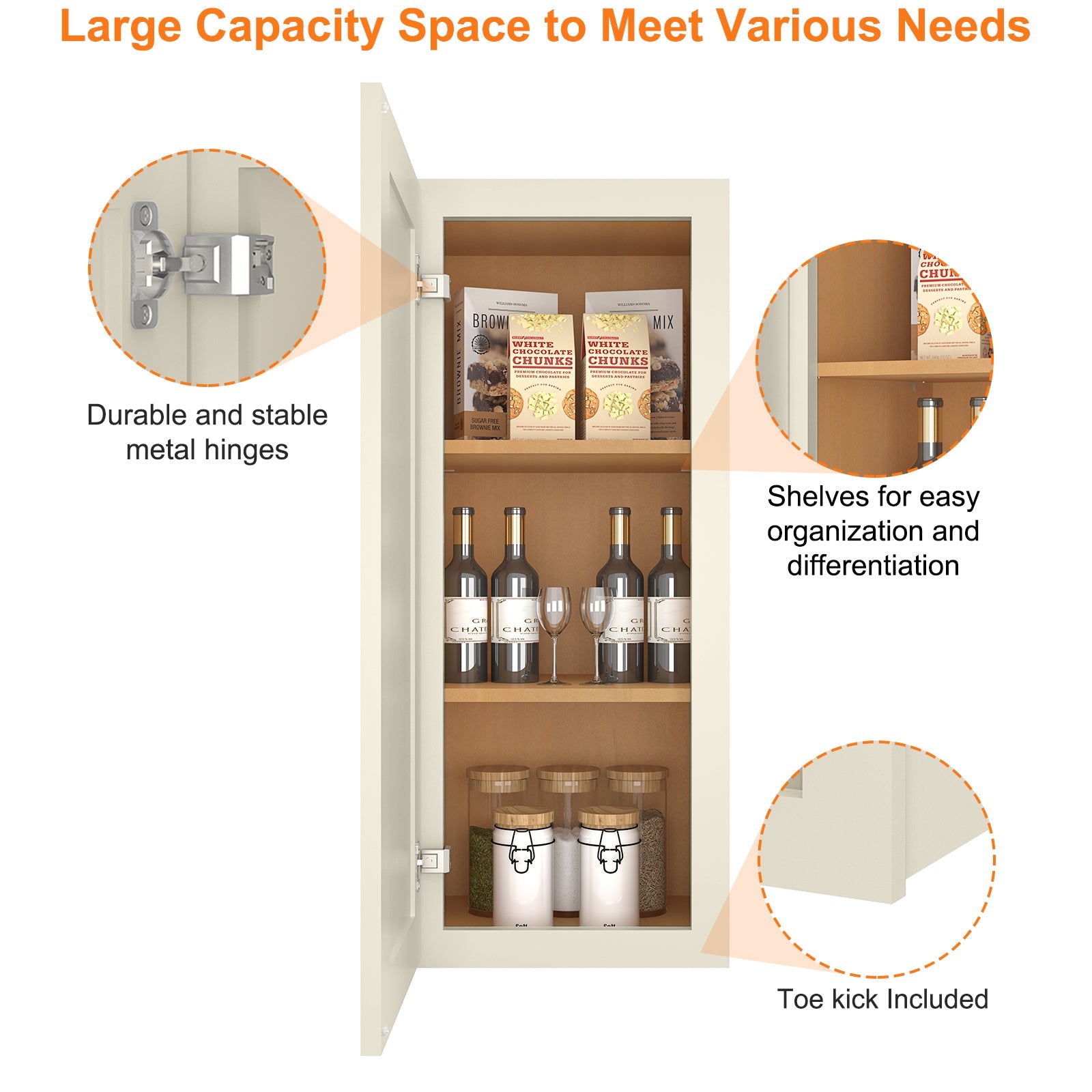 12"D*15"W*36"H Birch Solid Wood Medicine Cabinet Wall Mounted W1536