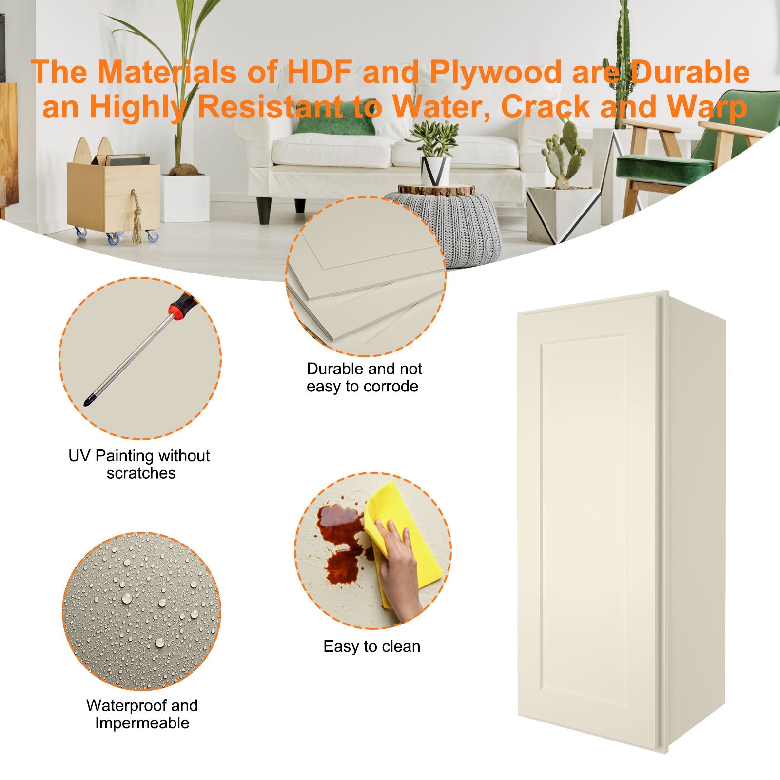 12"D*15"W*36"H Birch Solid Wood Medicine Cabinet Wall Mounted W1536