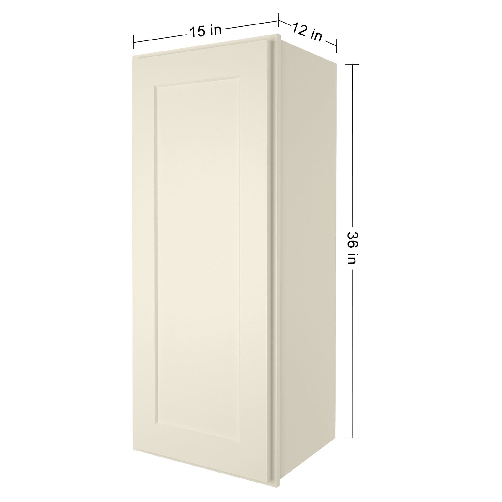 12"D*15"W*36"H Birch Solid Wood Medicine Cabinet Wall Mounted W1536